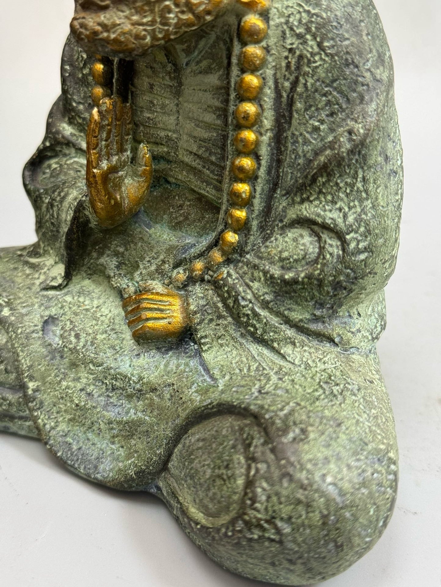 Pure copper antique gilded Dharma
