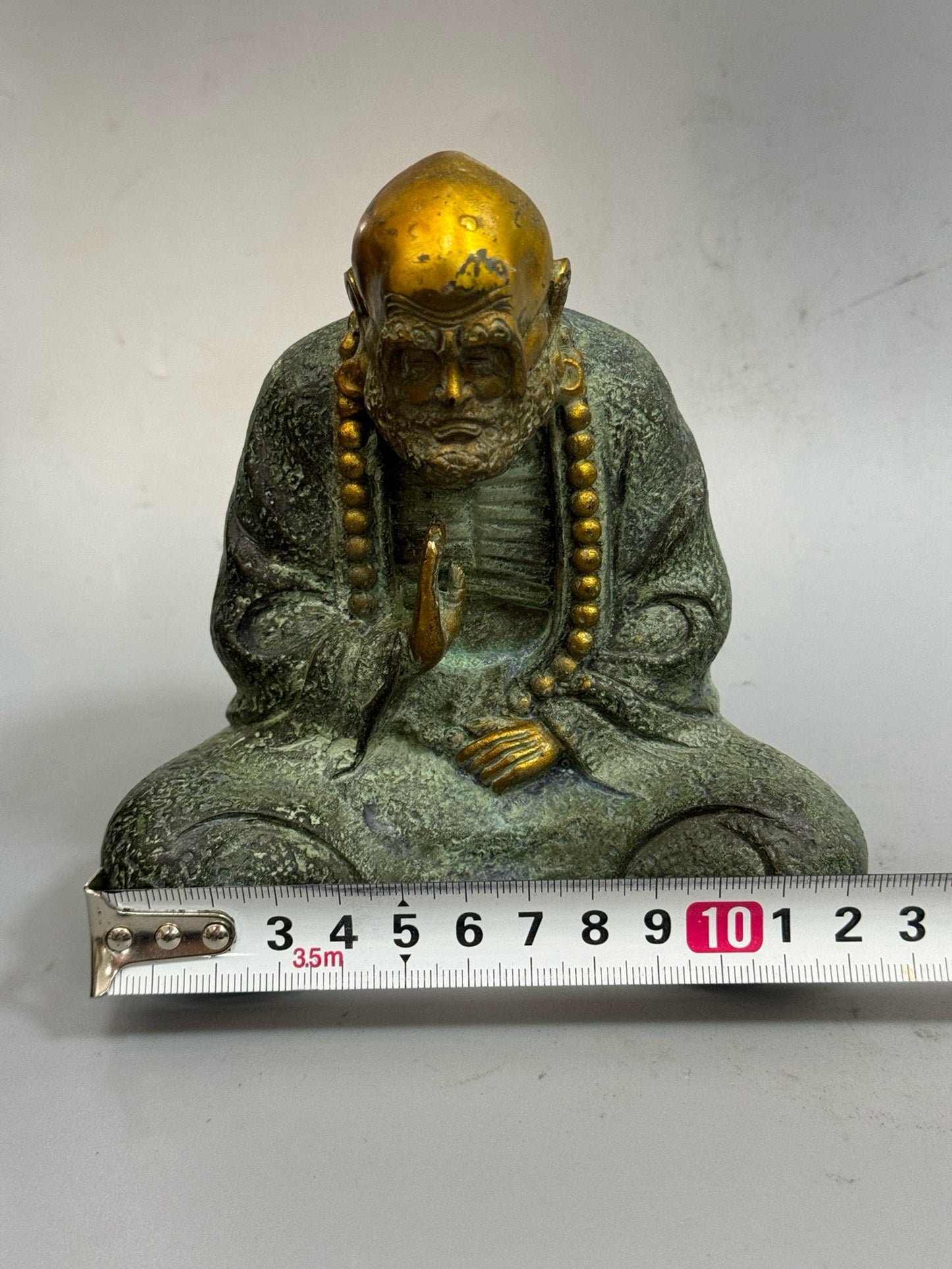 Pure copper antique gilded Dharma