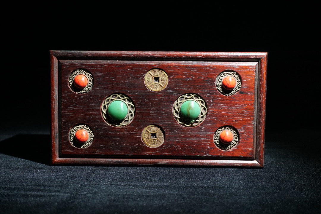 Chinese antique rosewood sliding box