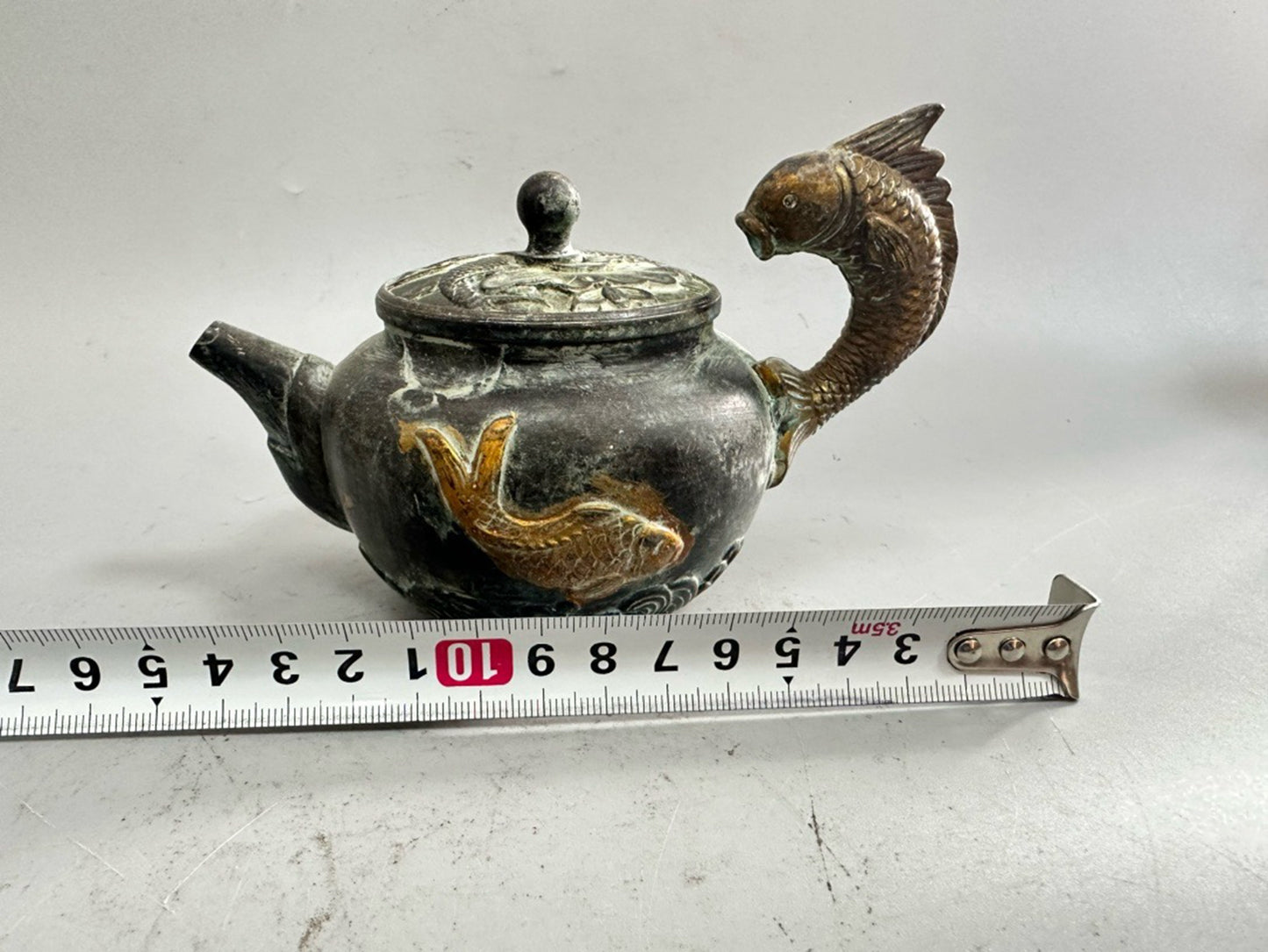 Pure copper gold-plated teapot