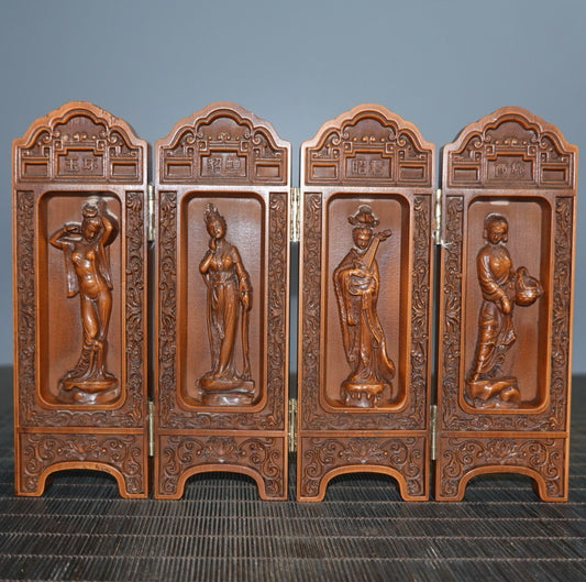 Hua Li Mu Four Beauties Four Open Box