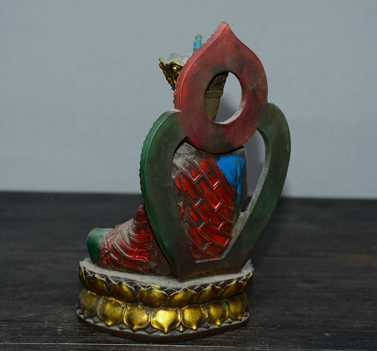 Glass Buddha statue ornaments