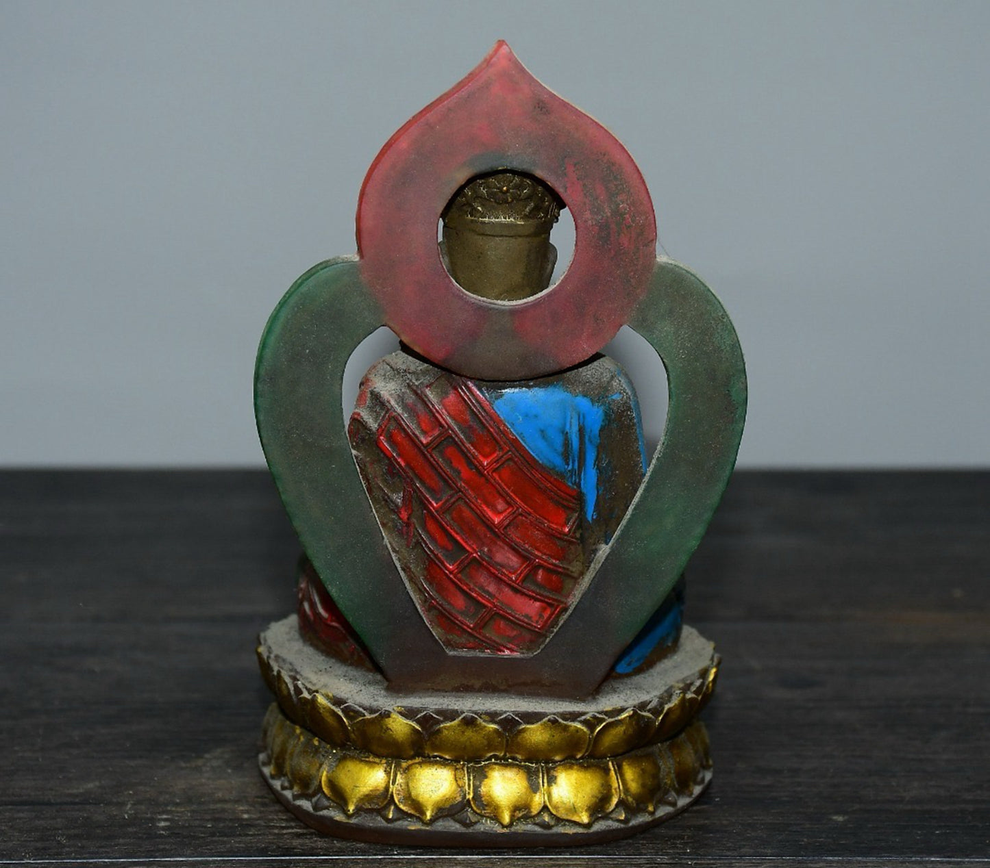 Glass Buddha statue ornaments