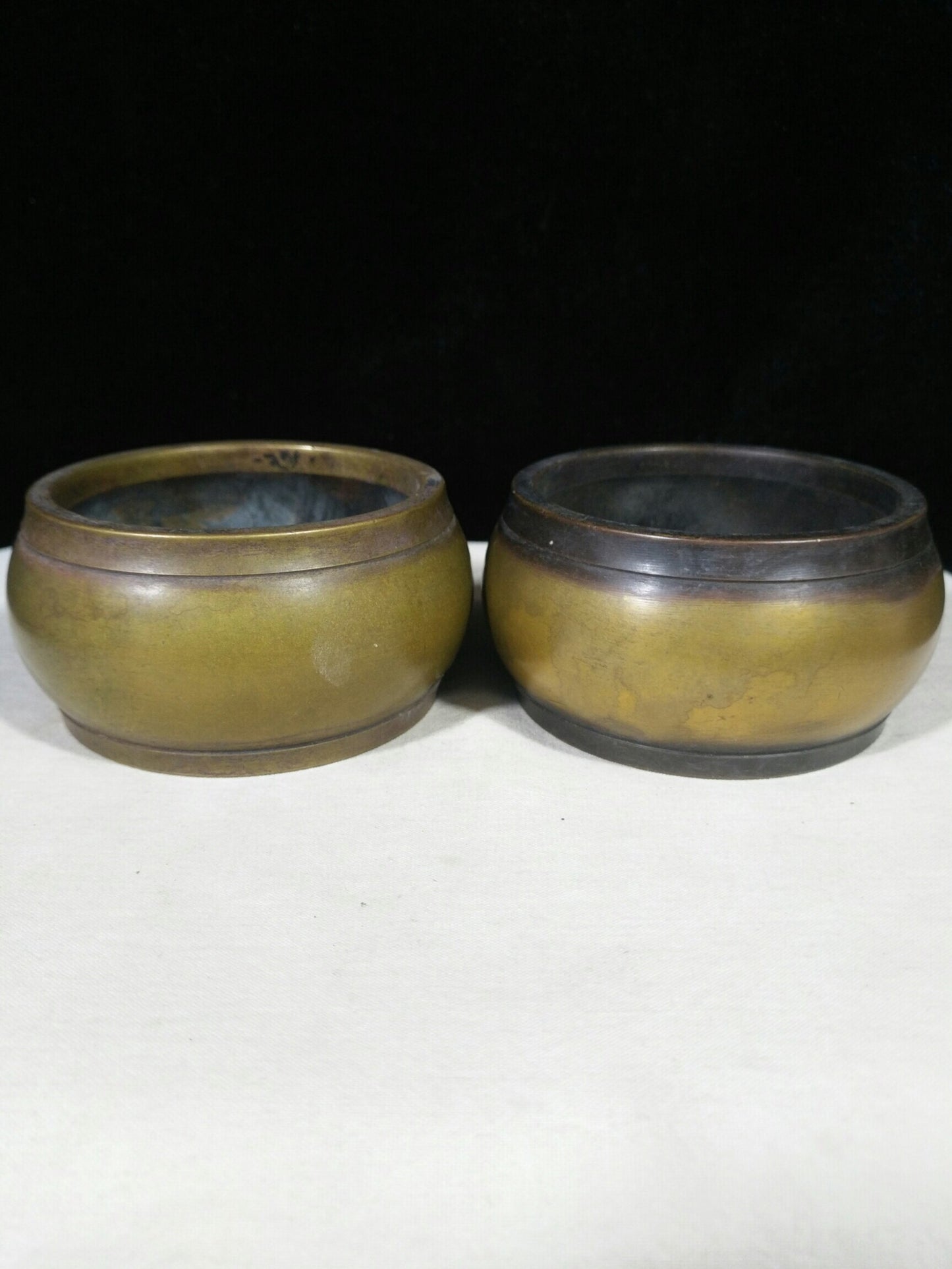 A set of Chinese antique pure copper "Jucai Guan"