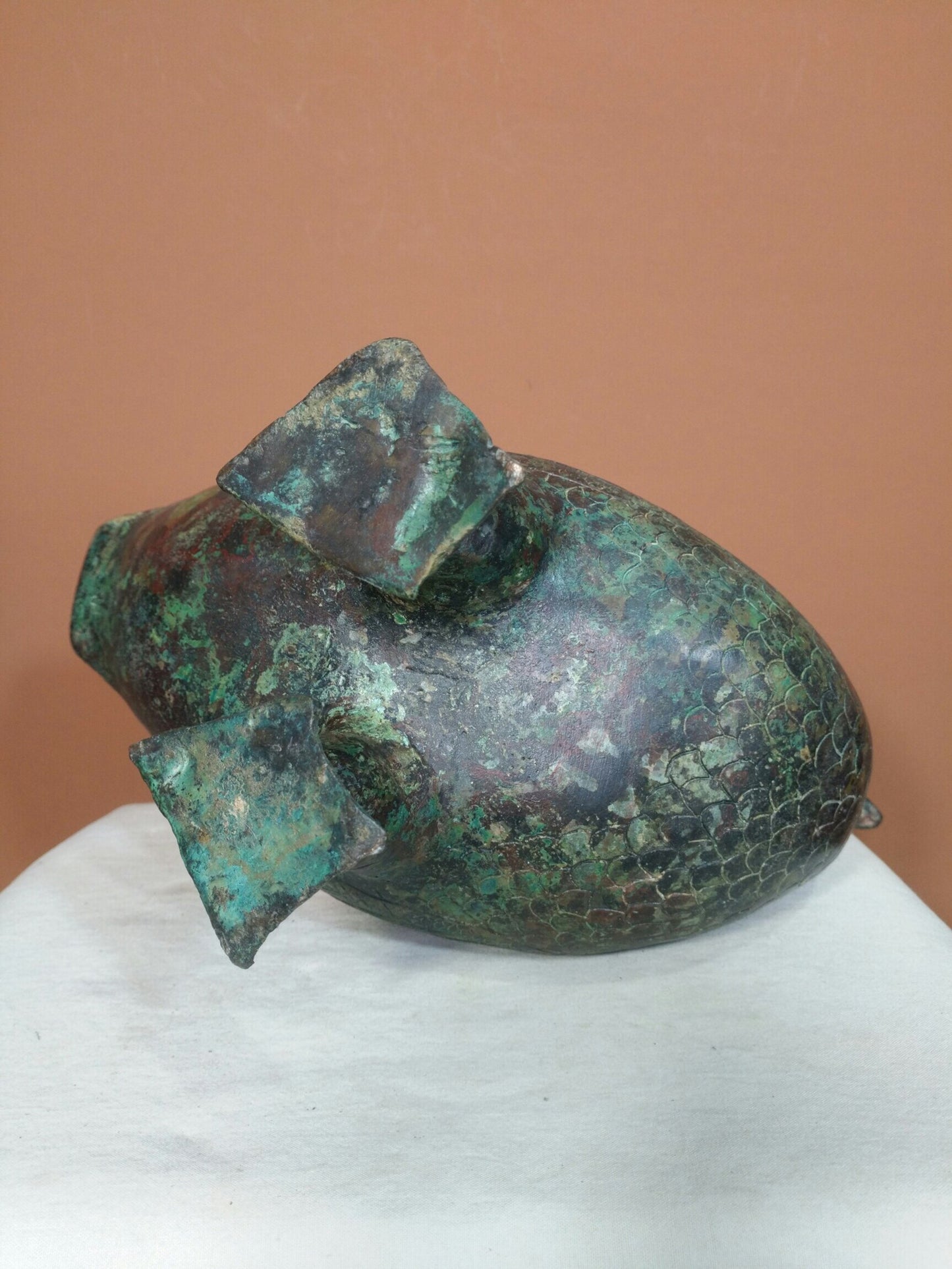 Chinese antique bronze "Treasure Duck Fragrant Smoking Stove"