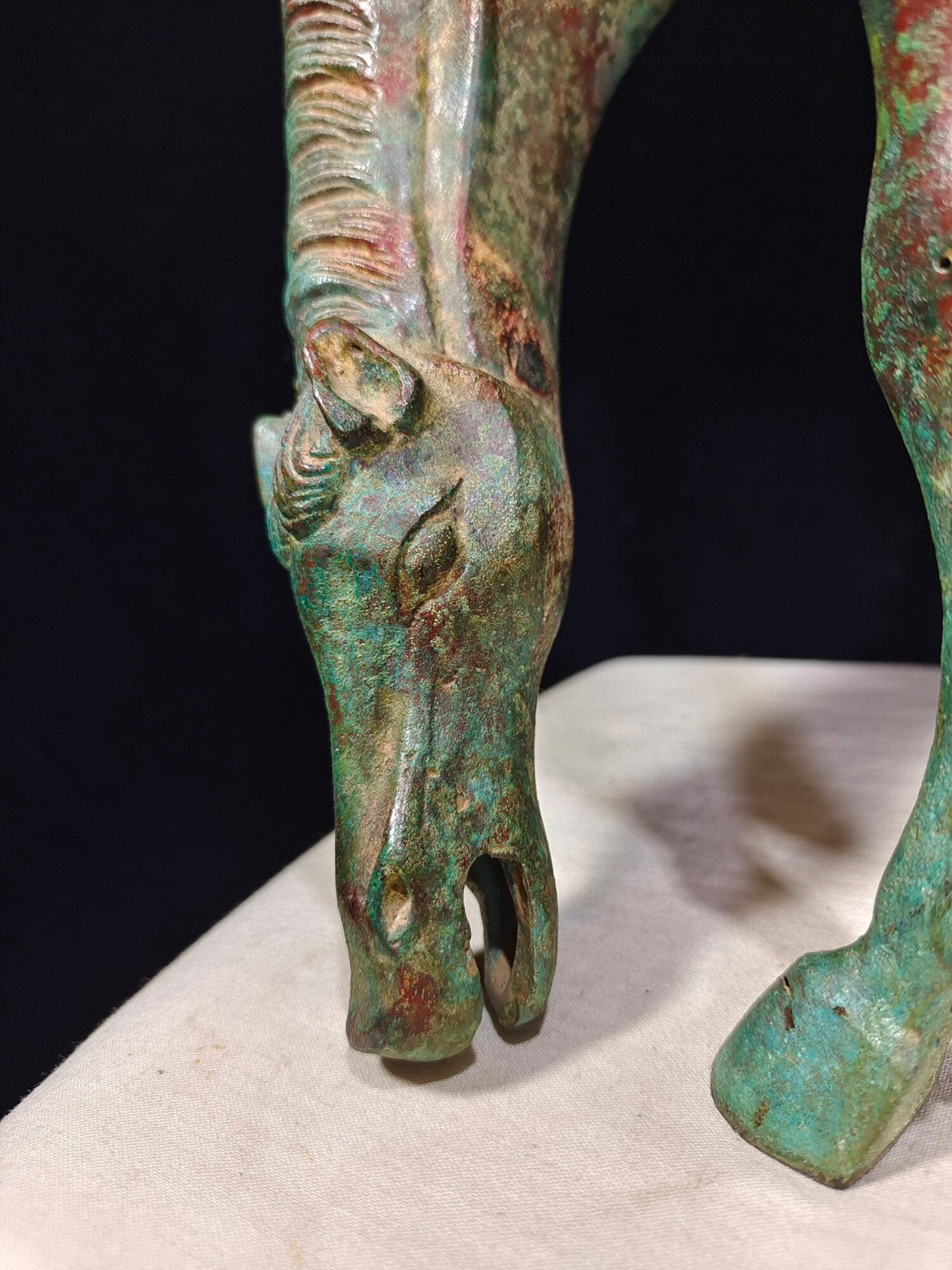 Chinese antique bronze "Drinking Horse"