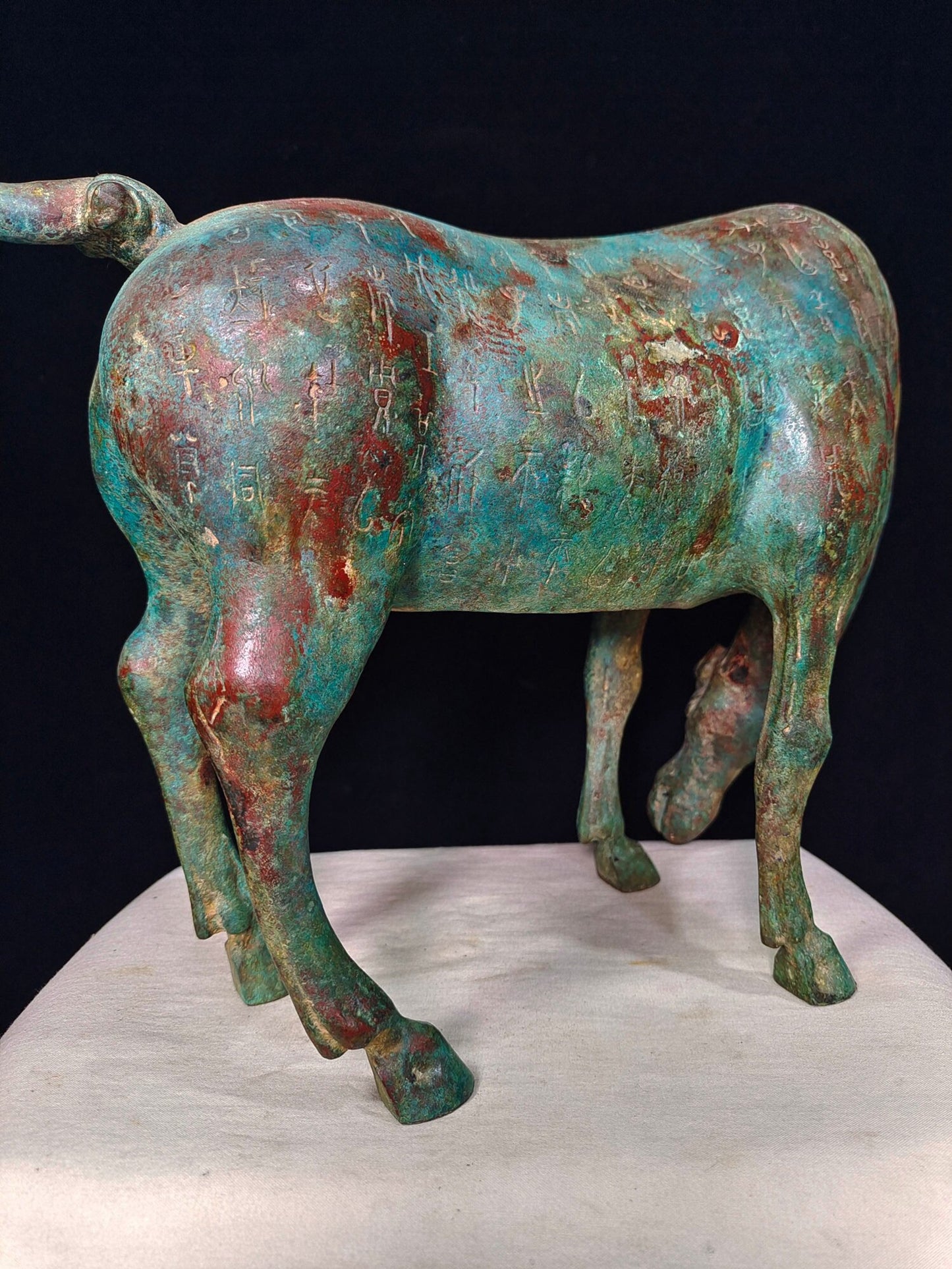 Chinese antique bronze "Drinking Horse"