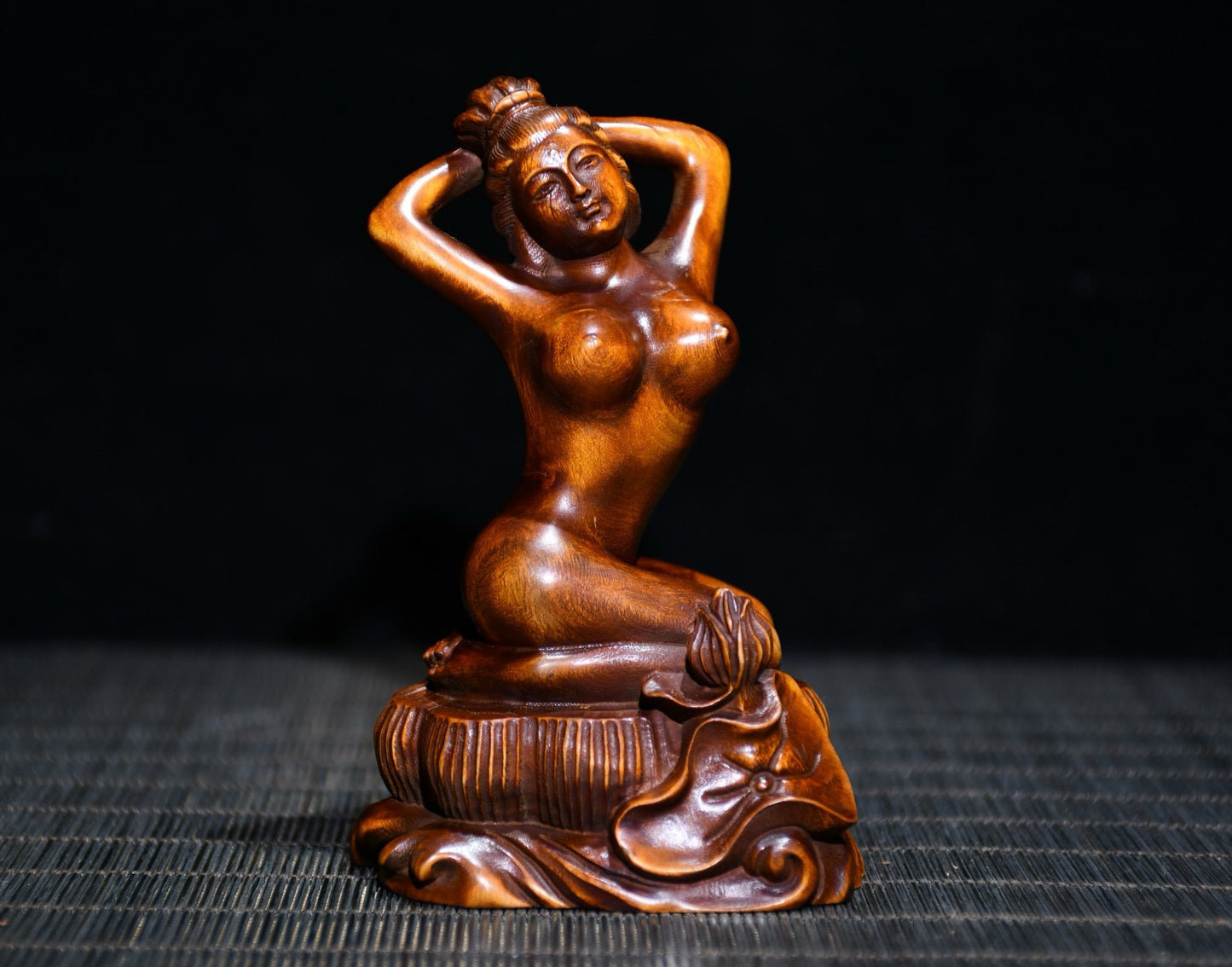 Four Beauties Carved with Huangyang Wood Precision
