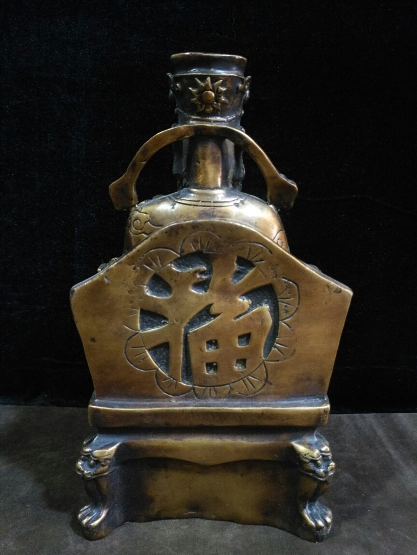 Chinese antique pure copper "God of Wealth"