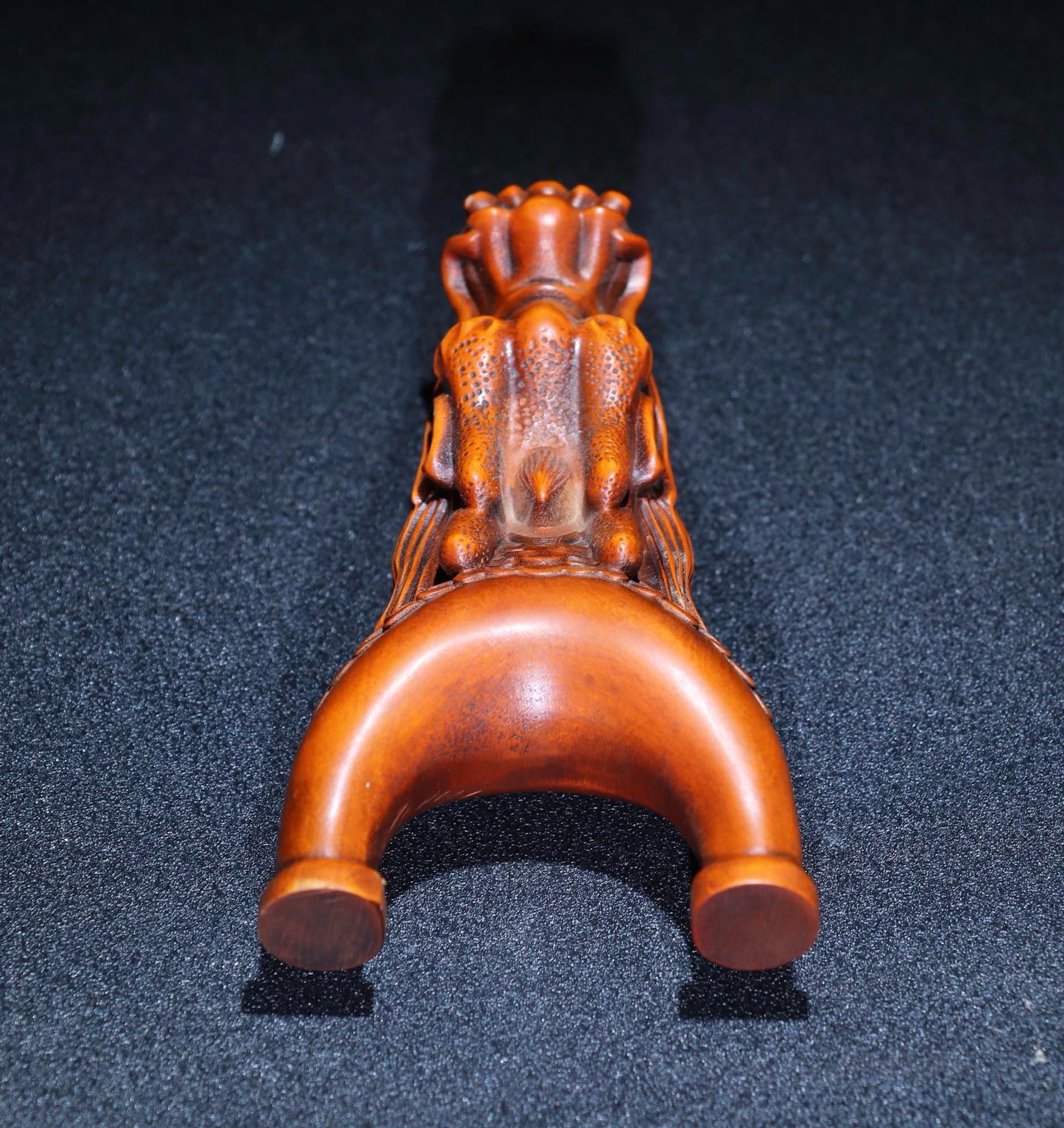 Huangyang wood precision carving dragon head slingshot
