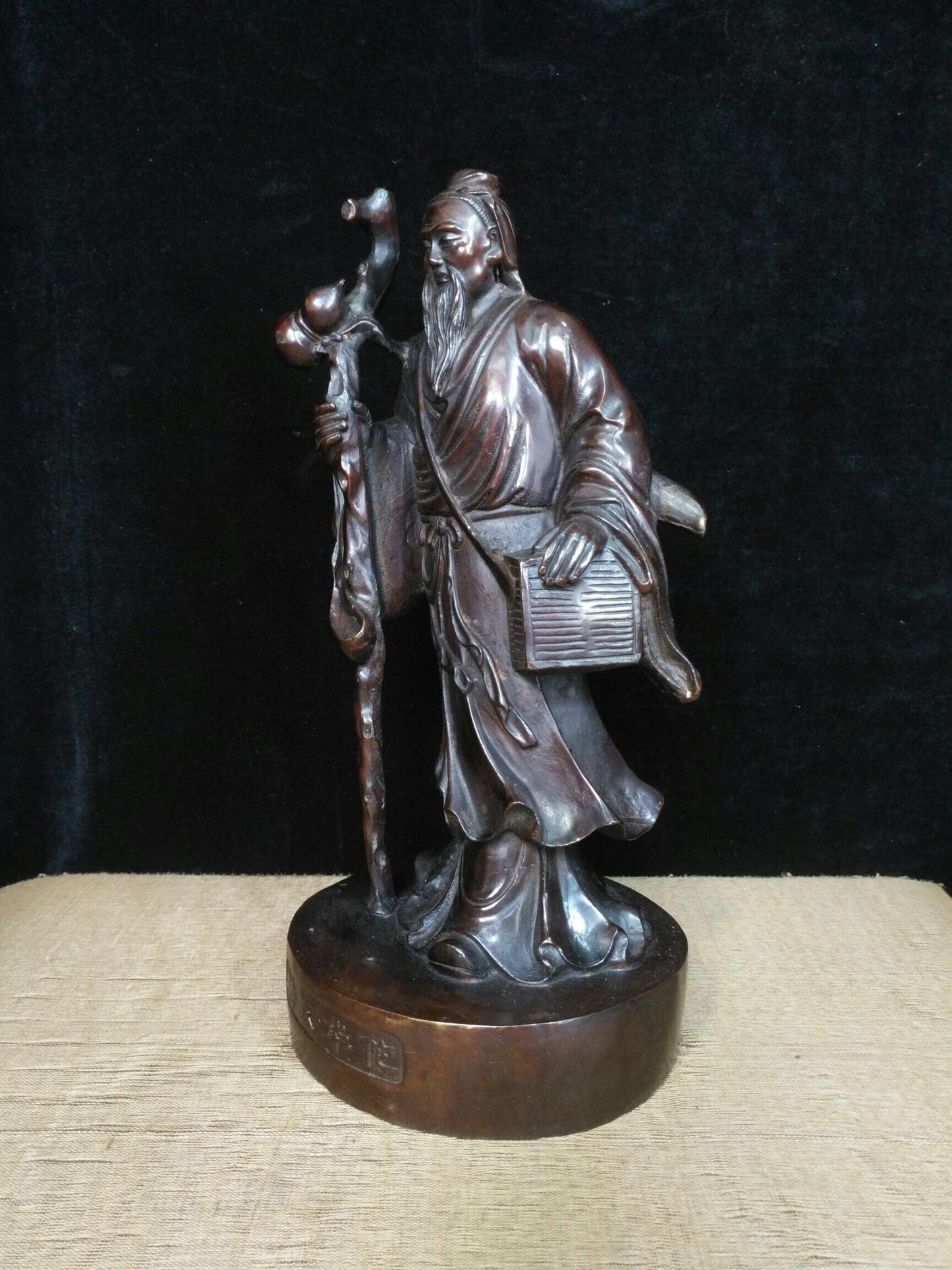 Chinese Antique Pure Copper Divine Doctor Hua Tuo