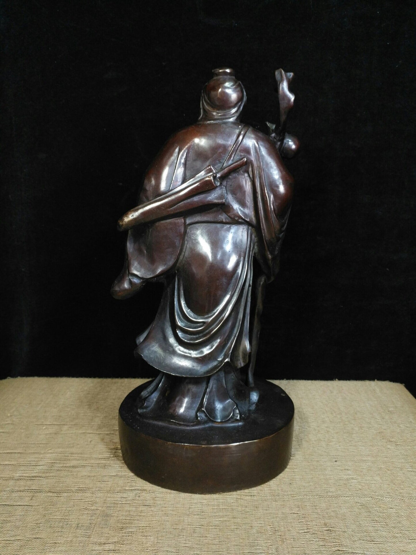 Chinese Antique Pure Copper Divine Doctor Hua Tuo