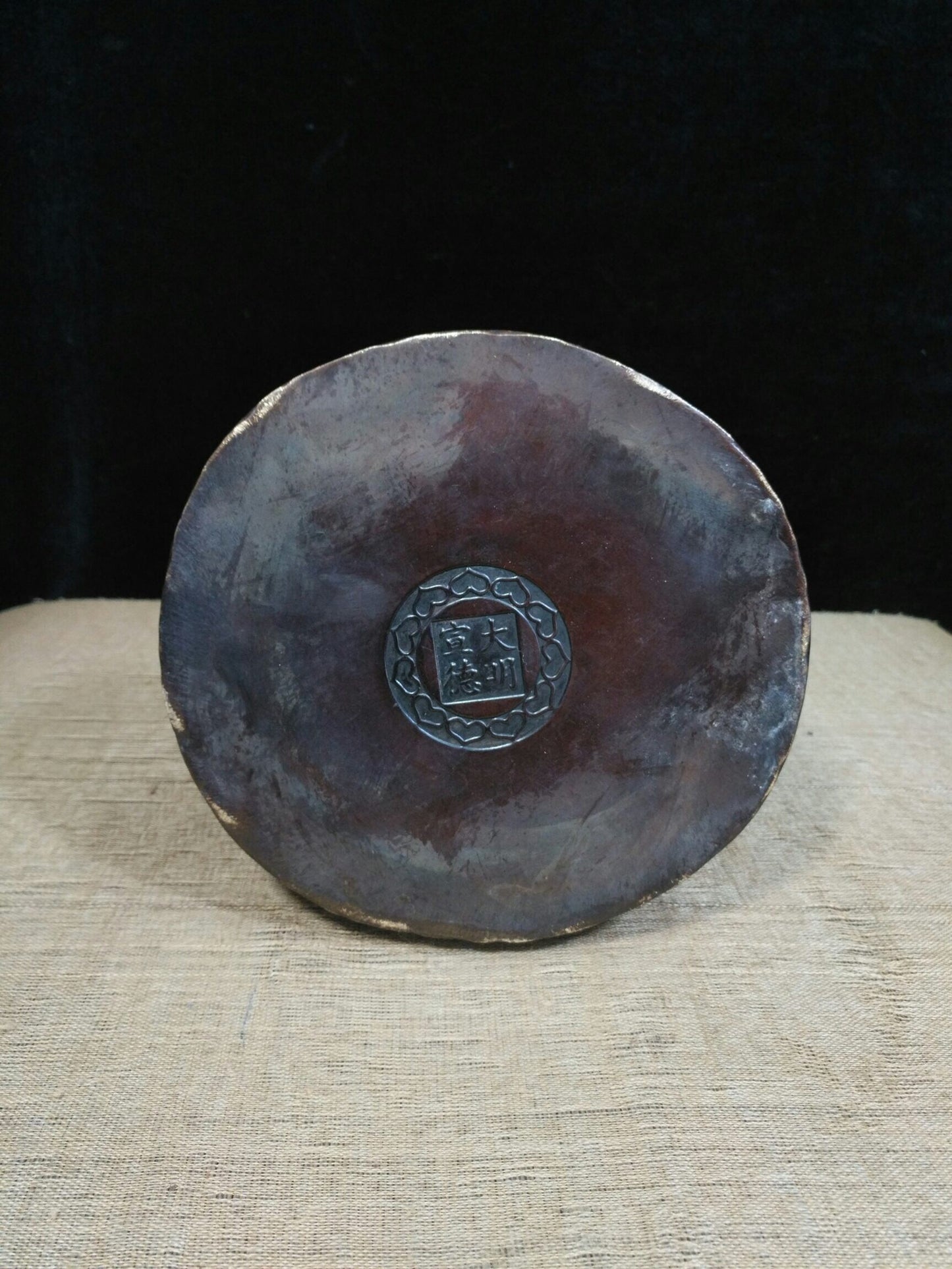 Chinese Antique Pure Copper Divine Doctor Hua Tuo