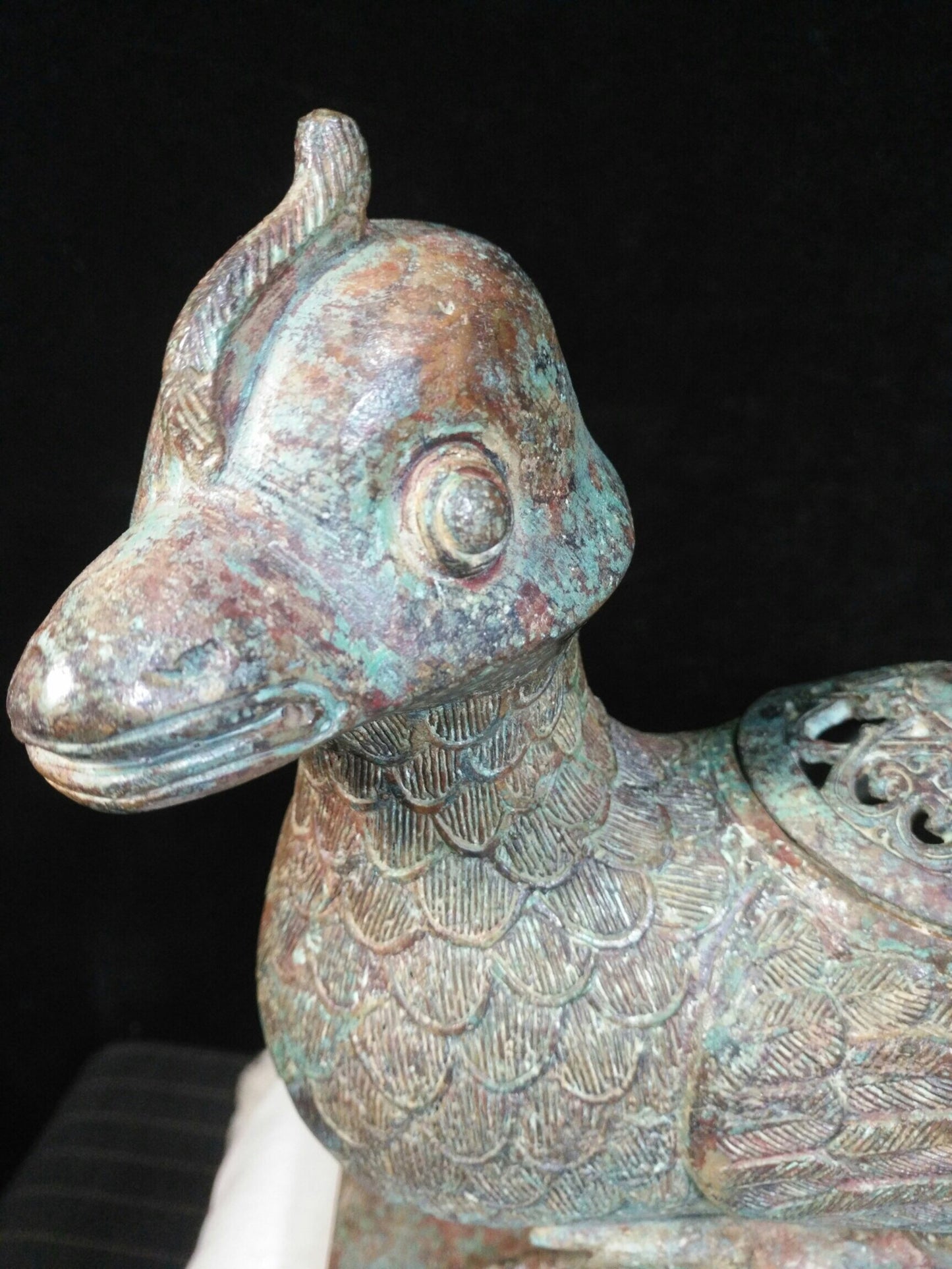 Chinese Antique Pure Copper Tianji Zun