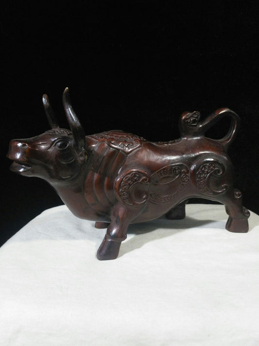 Chinese antique "Zhaocai Niu"