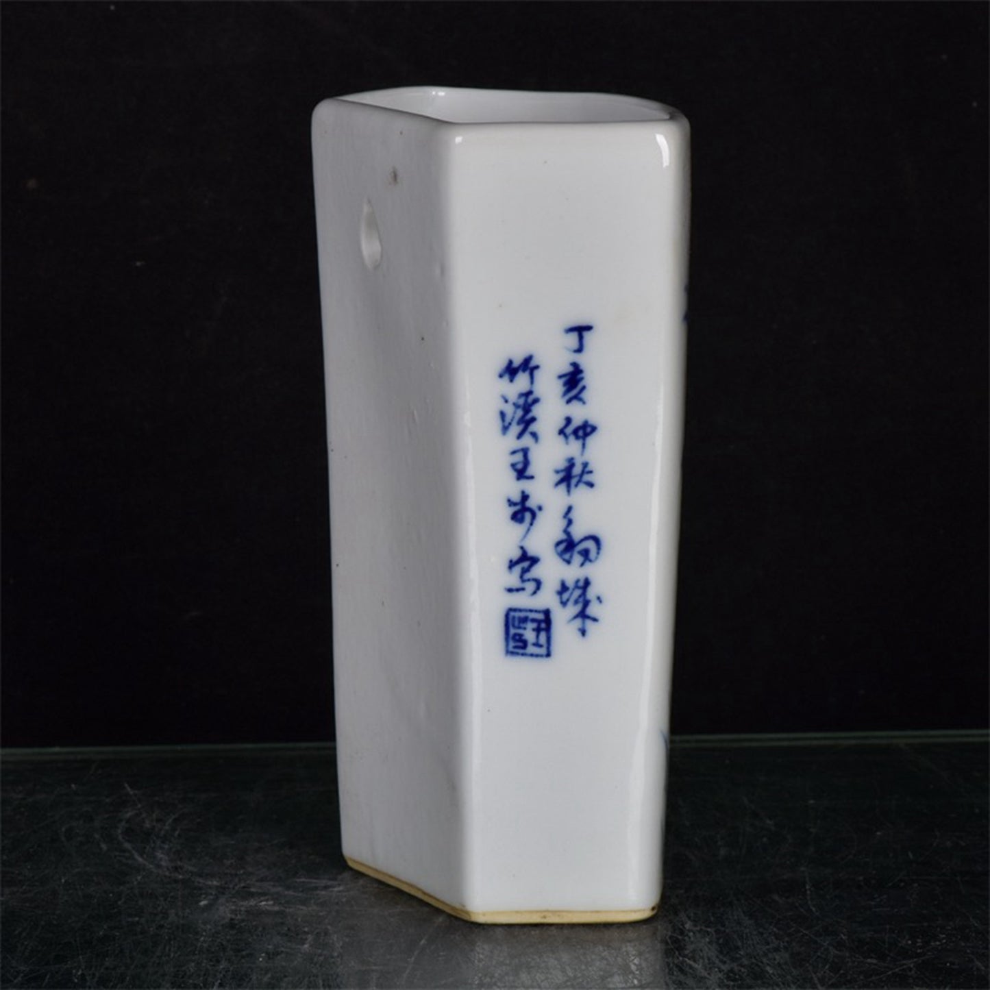 Chinese antique chopstick barrel with flower and bird patterns