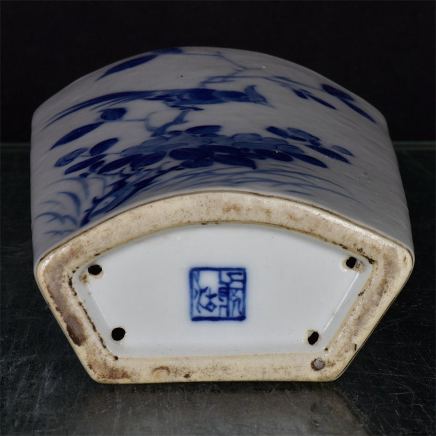 Chinese antique chopstick barrel with flower and bird patterns
