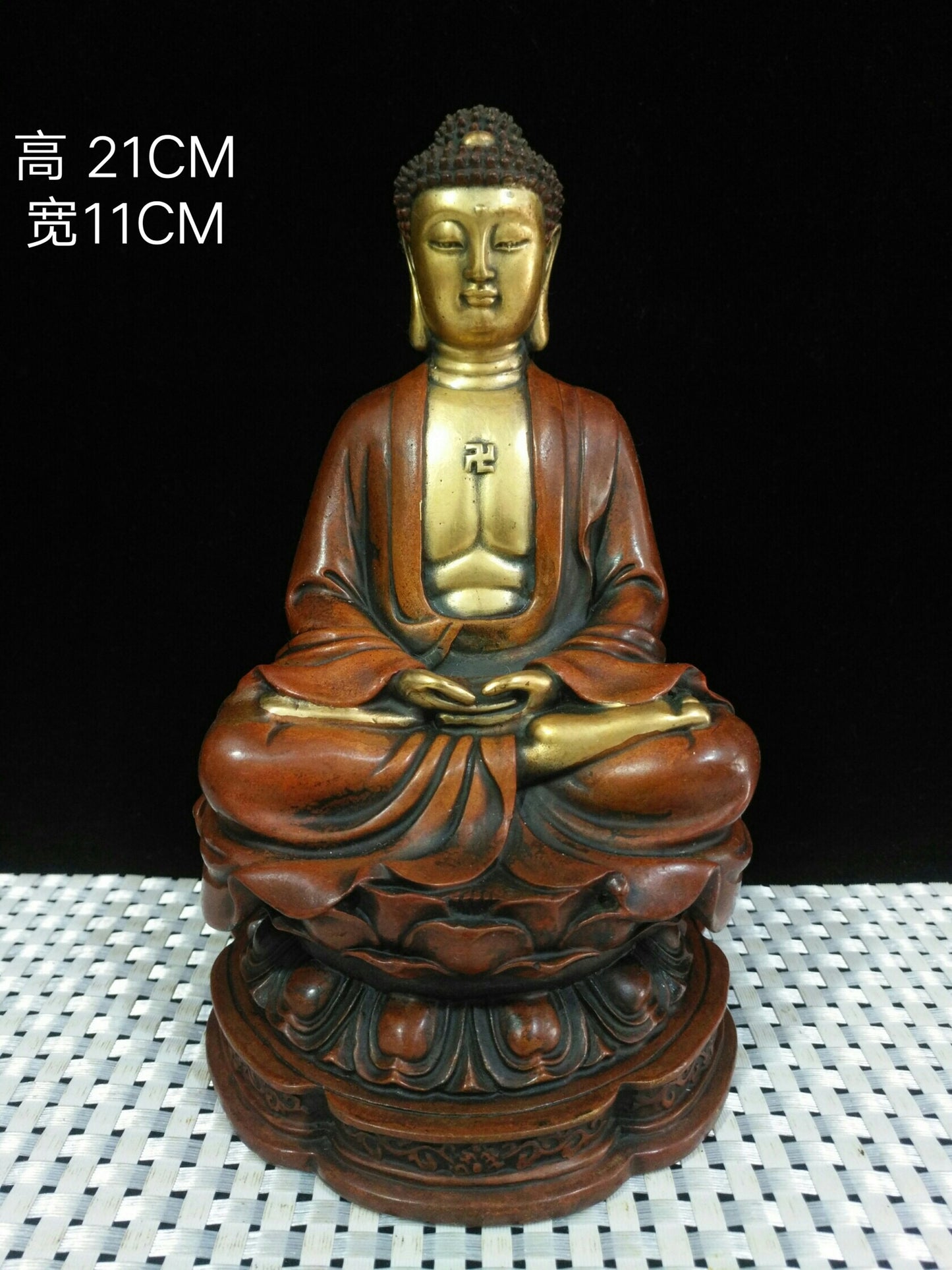 Chinese antique pure copper [Shakyamuni Buddha]