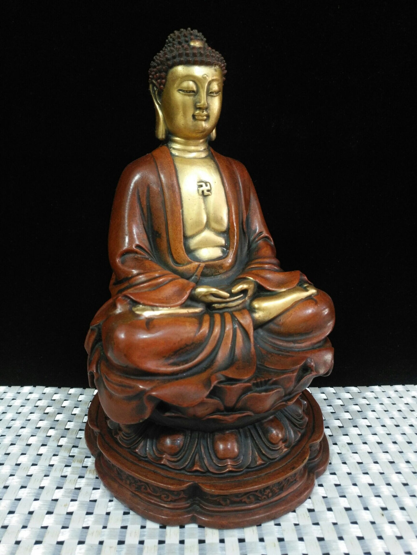 Chinese antique pure copper [Shakyamuni Buddha]