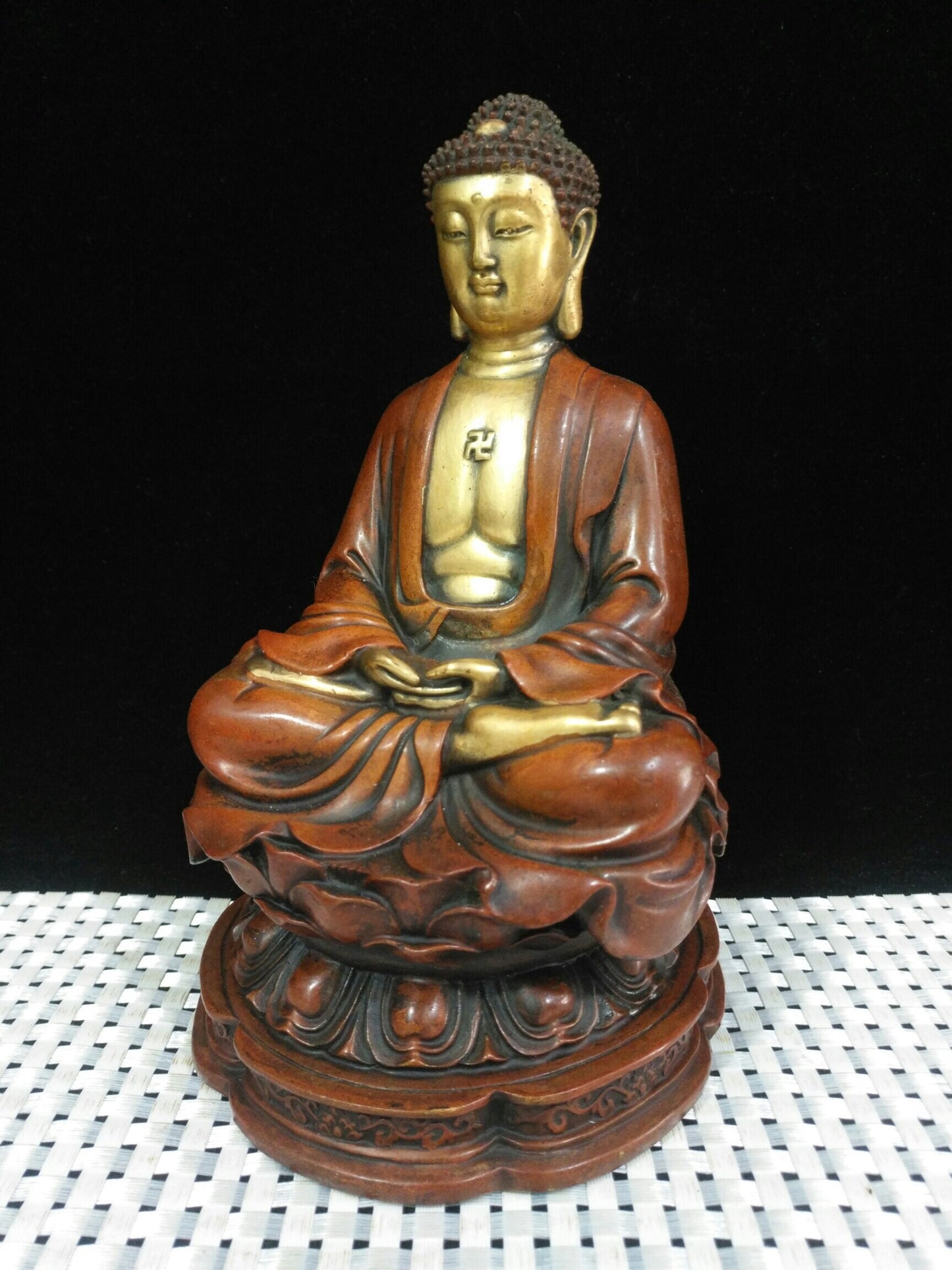 Chinese antique pure copper [Shakyamuni Buddha]