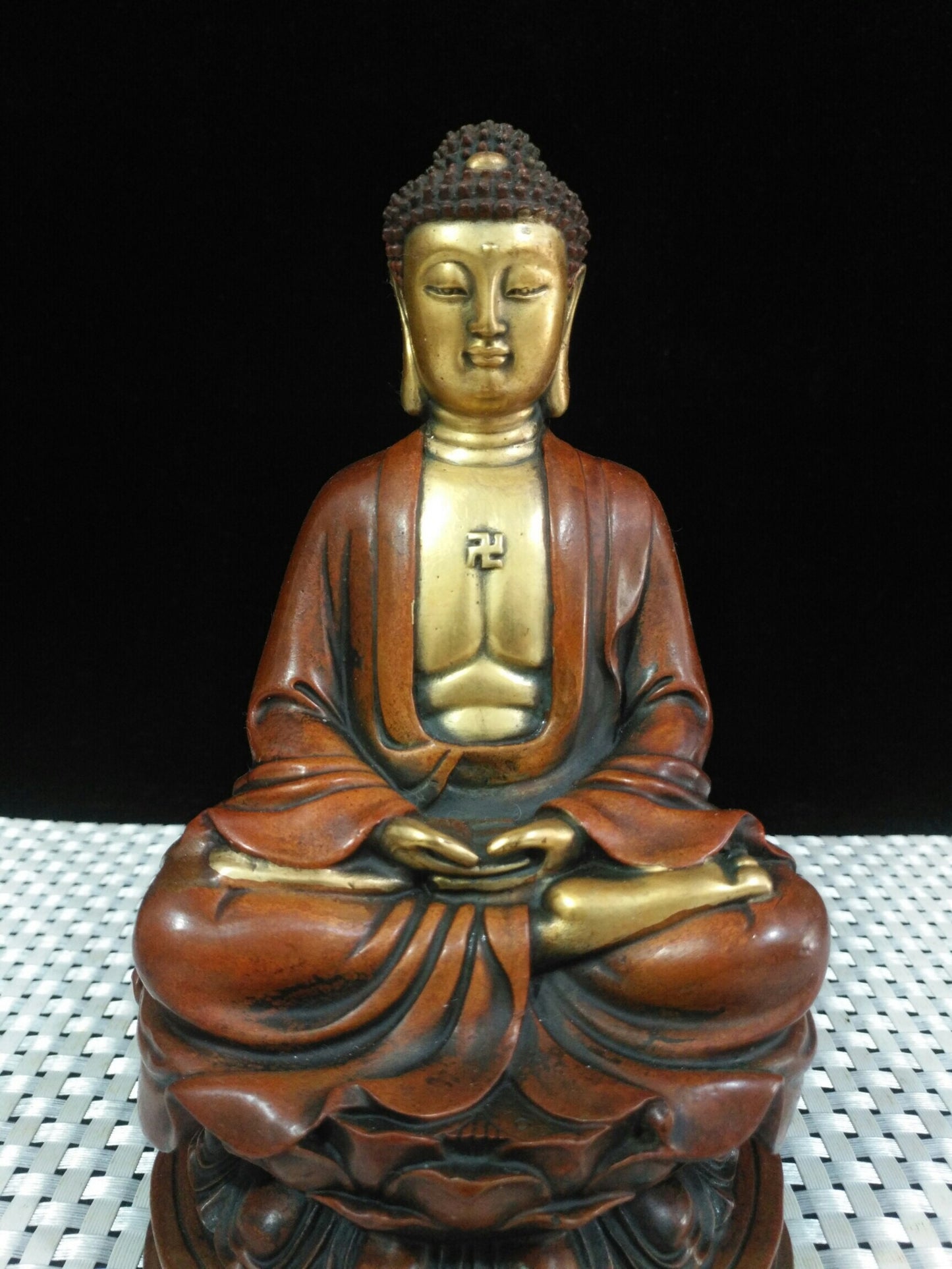 Chinese antique pure copper [Shakyamuni Buddha]