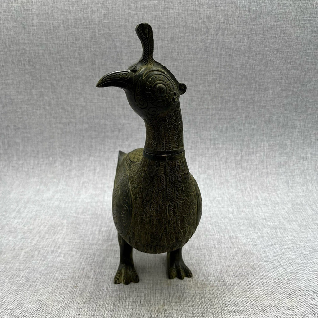 Bronze wine container