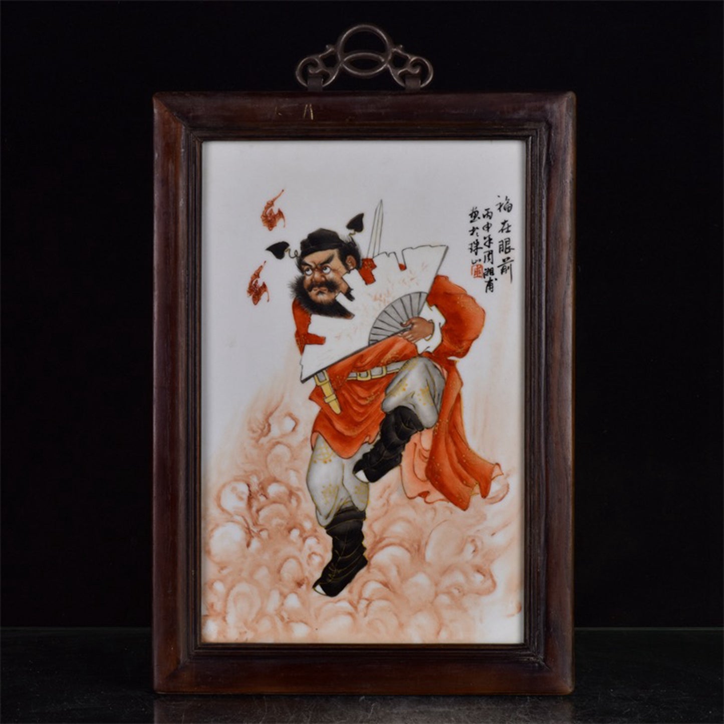 Chinese antique porcelain plate painting