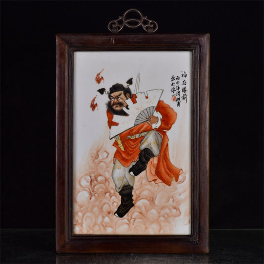Chinese antique porcelain plate painting