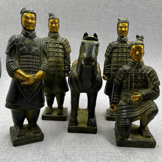 Pure copper Terra Cotta Warriors decorations