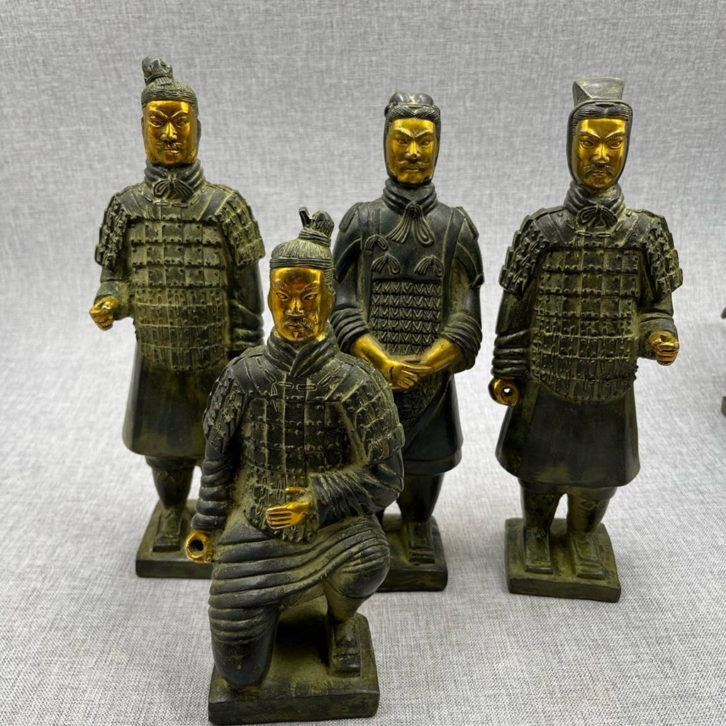 Pure copper Terra Cotta Warriors decorations