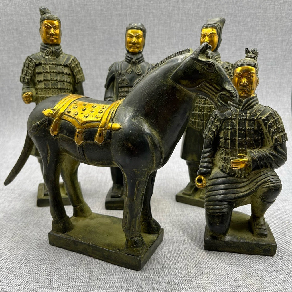 Pure copper Terra Cotta Warriors decorations