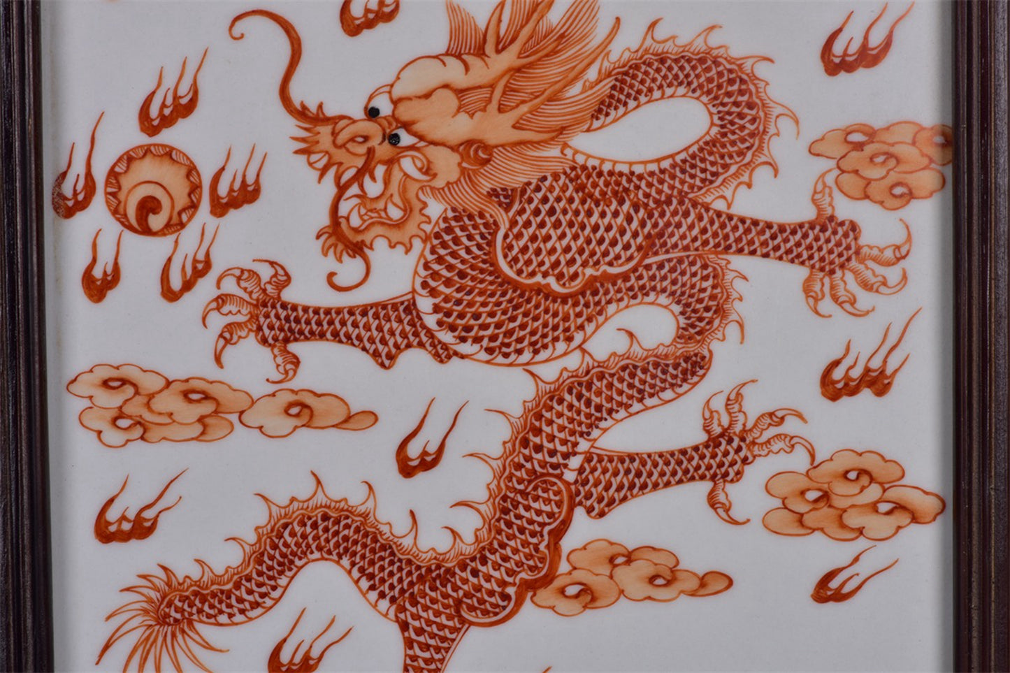 Chinese antique porcelain plate painting