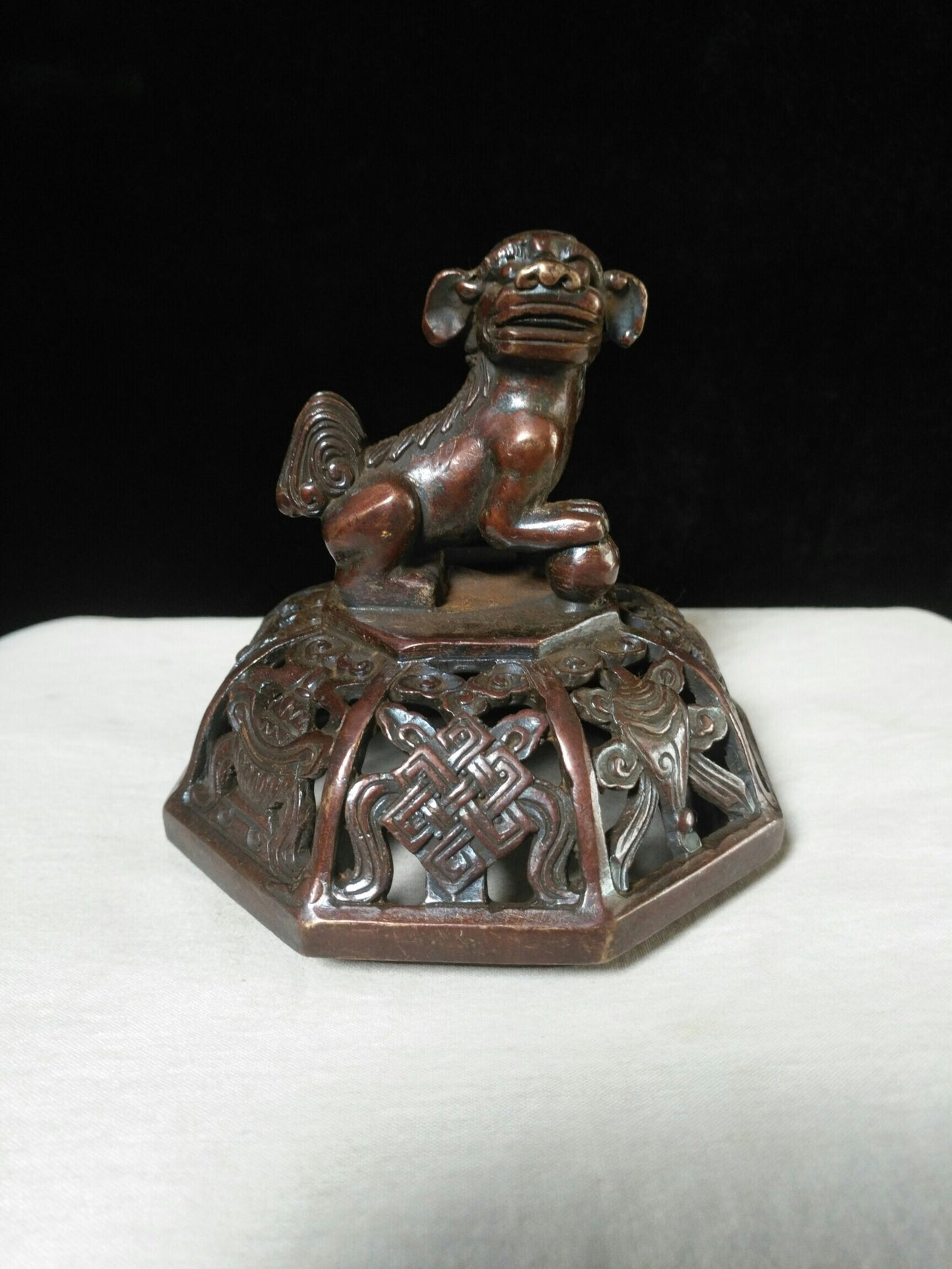 Chinese antique pure copper "Ba Ji Xiang Xun Xiang Lu"