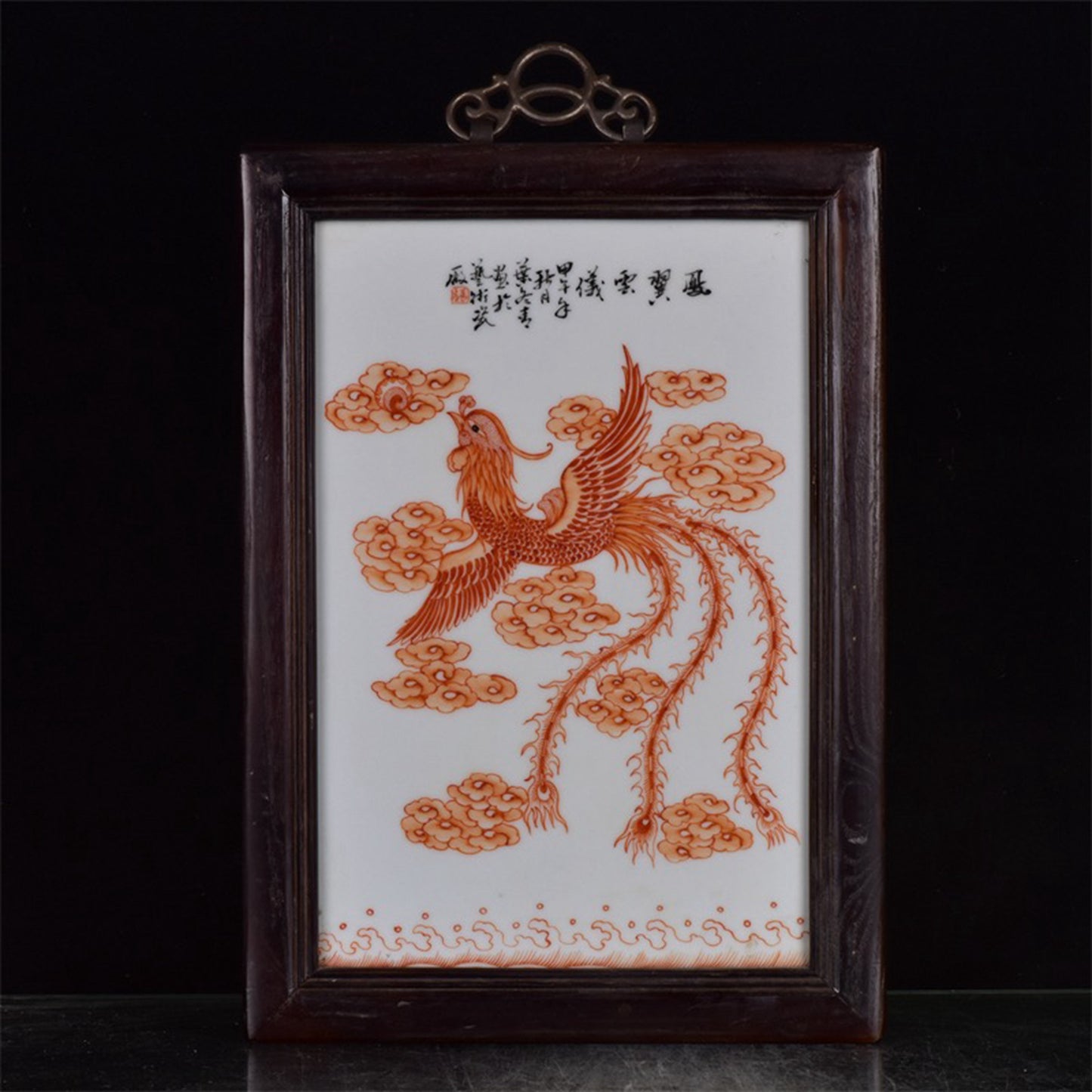 Chinese antique porcelain plate painting 的副本