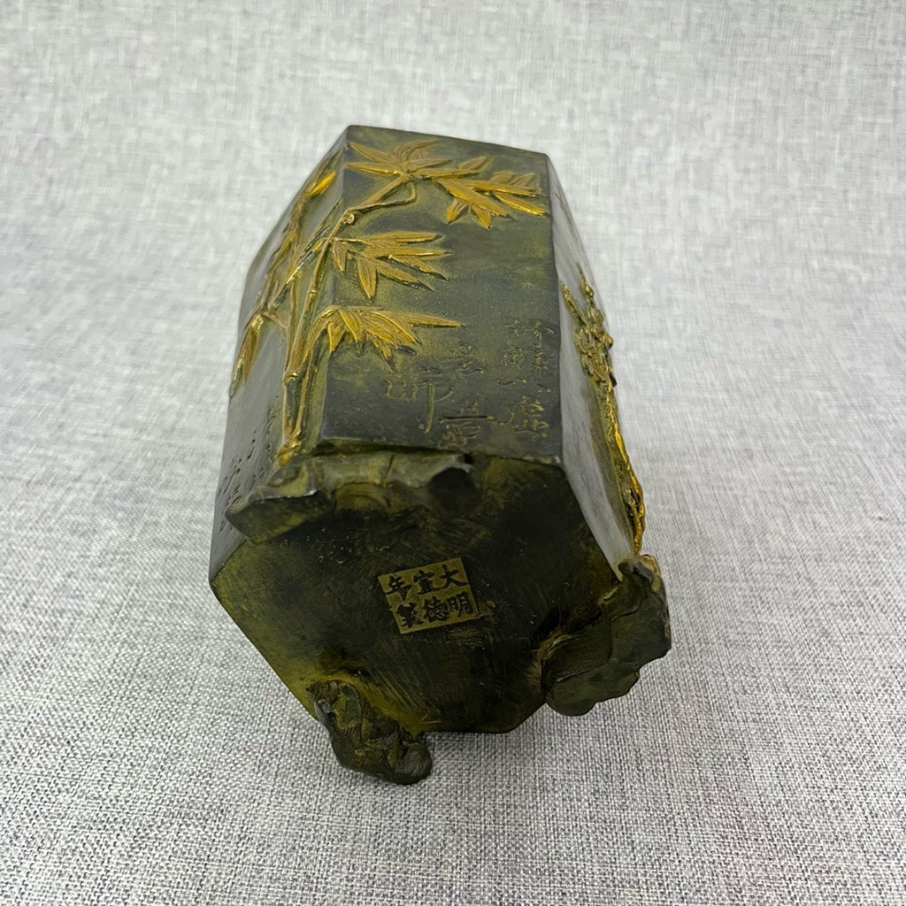 Plum Orchid Bamboo Chrysanthemum Pen Holder