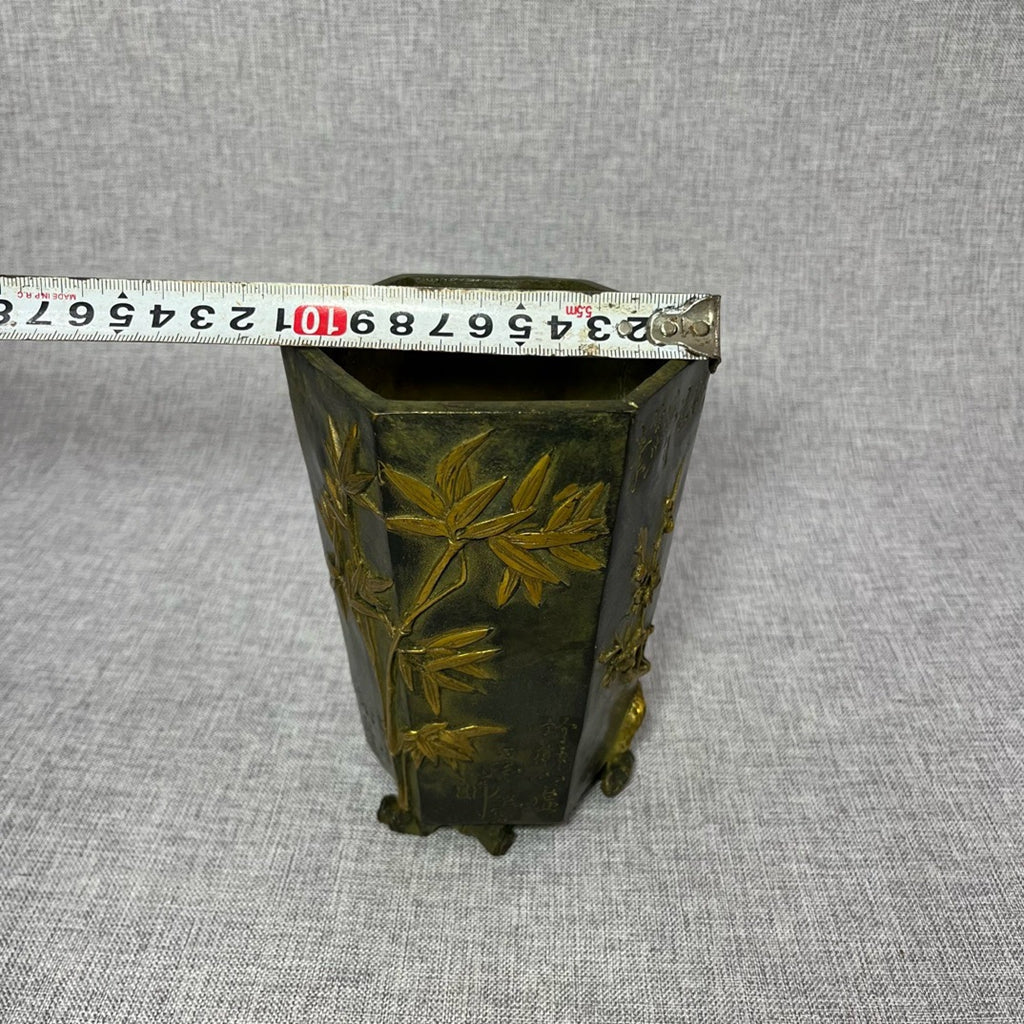 Plum Orchid Bamboo Chrysanthemum Pen Holder