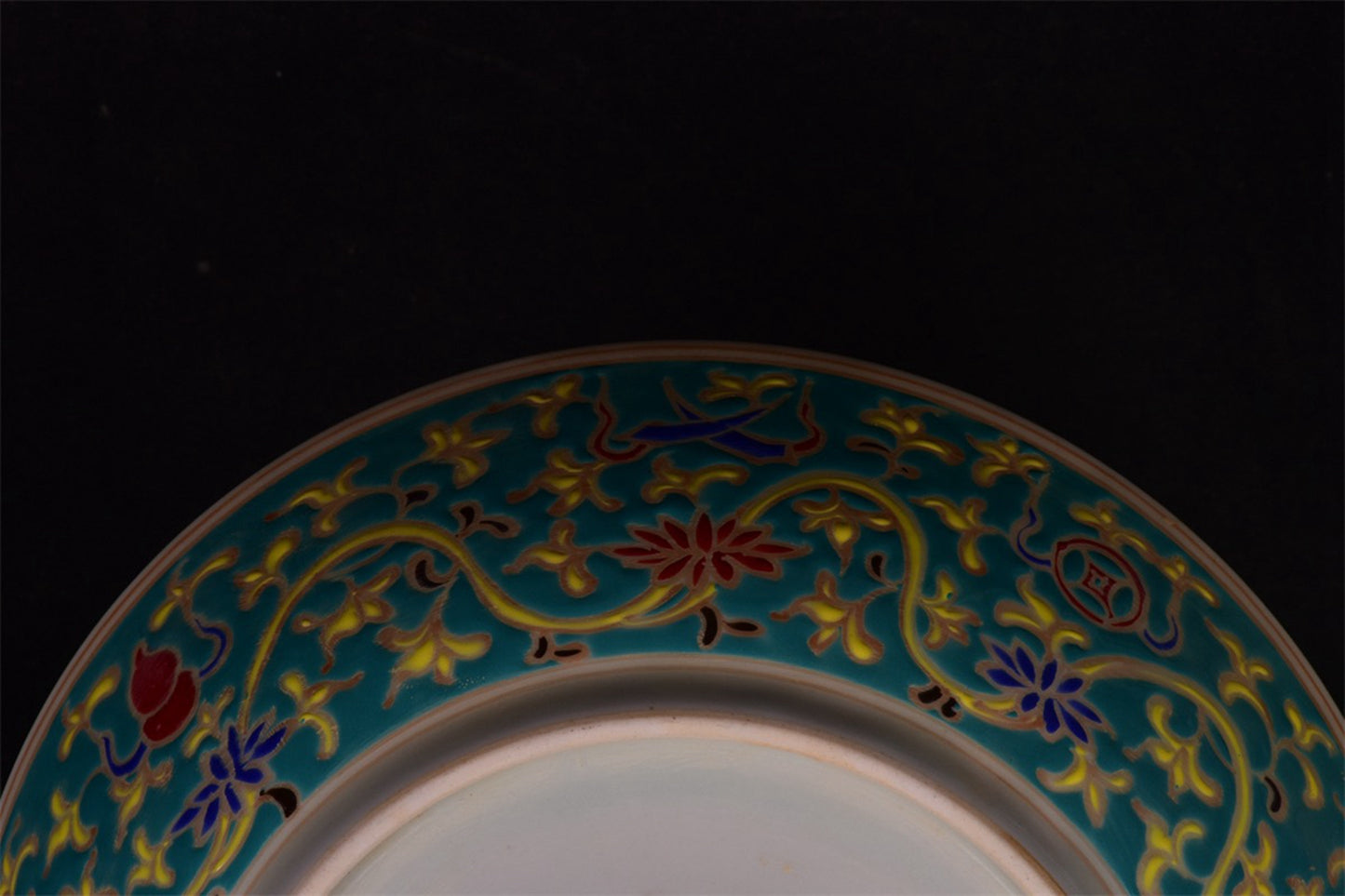 Chinese Antique Capital Figure Pattern Shang Pan