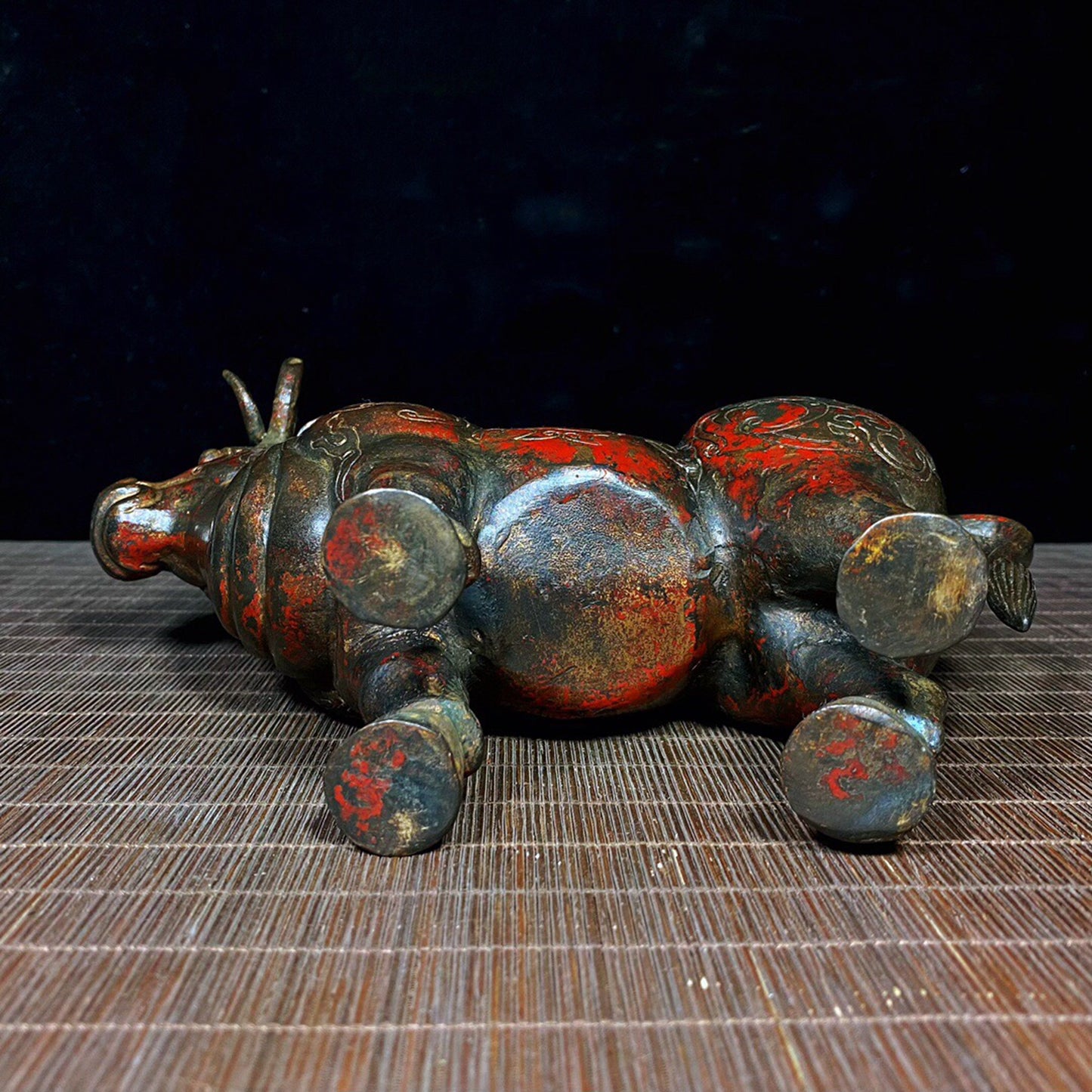 Chinese Antique Pure Copper Bull