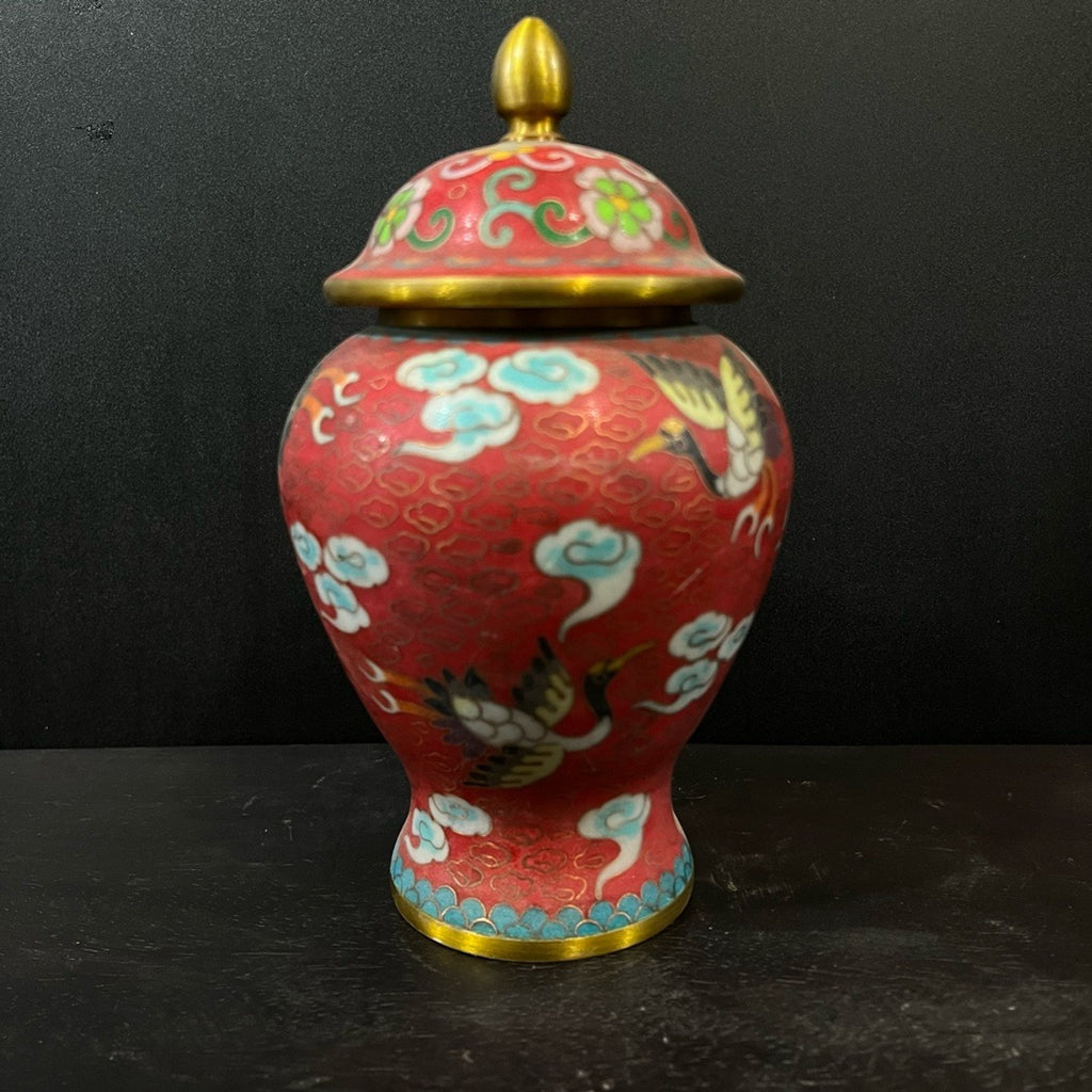 Pure copper gold Thai blue general jar