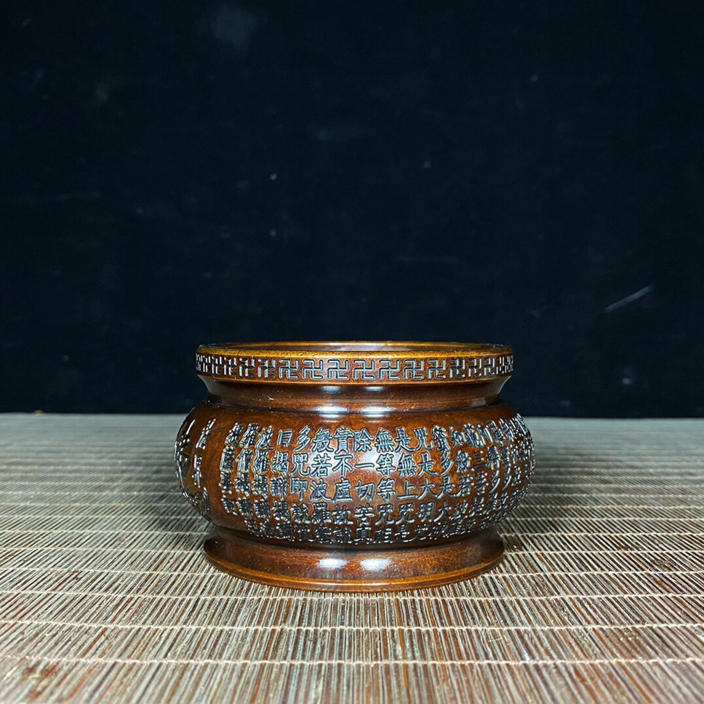 Chinese antique pure copper incense burner