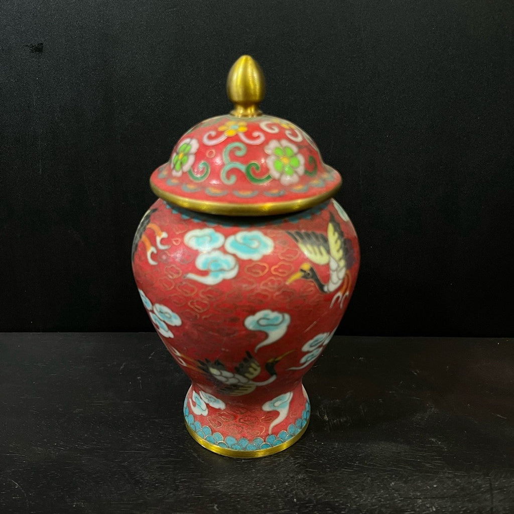 Pure copper gold Thai blue general jar