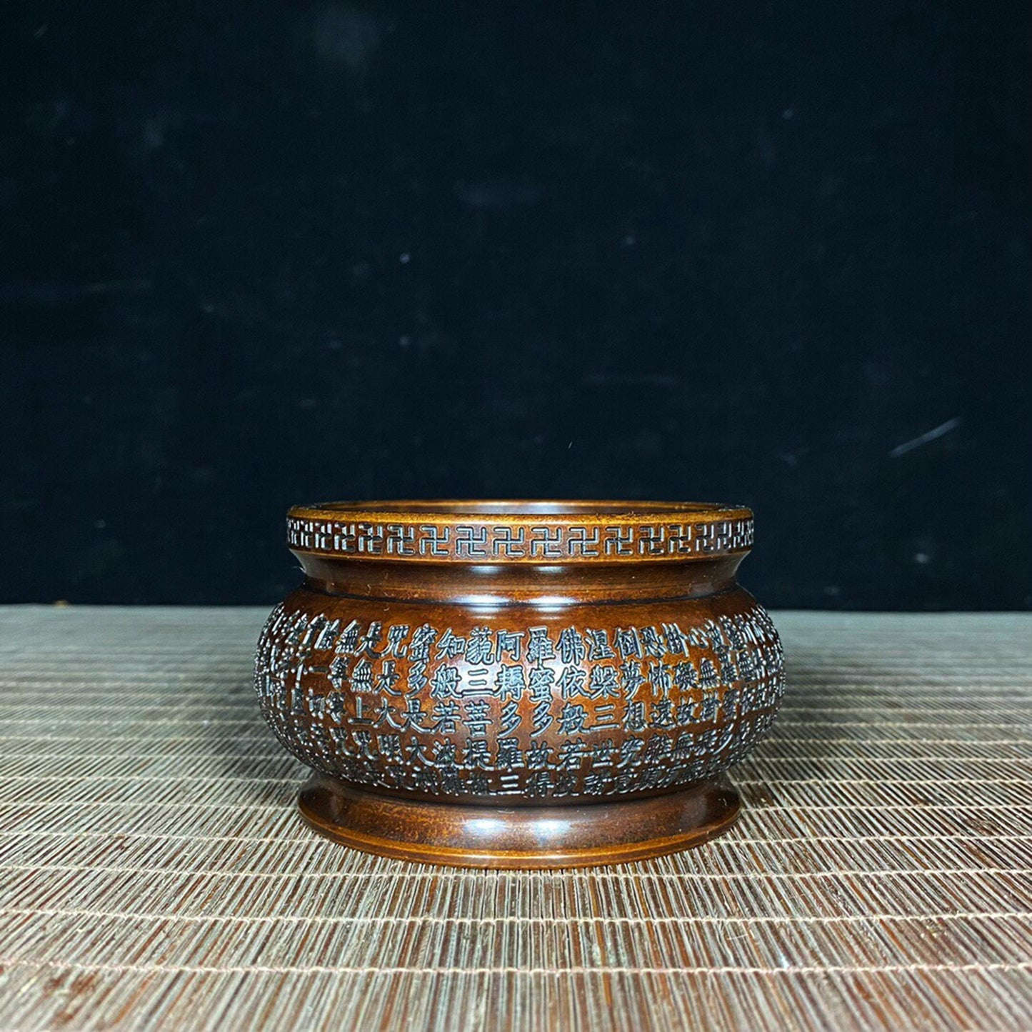 Chinese antique pure copper incense burner