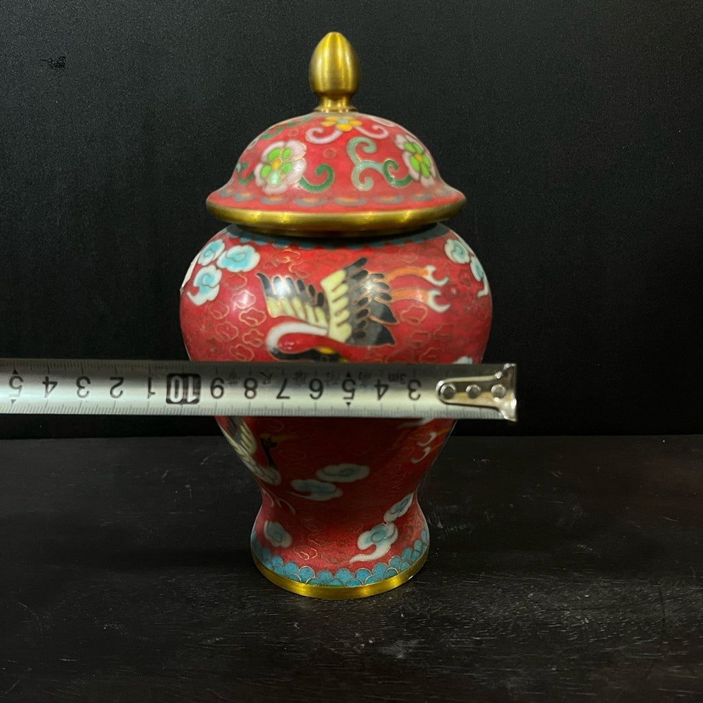 Pure copper gold Thai blue general jar