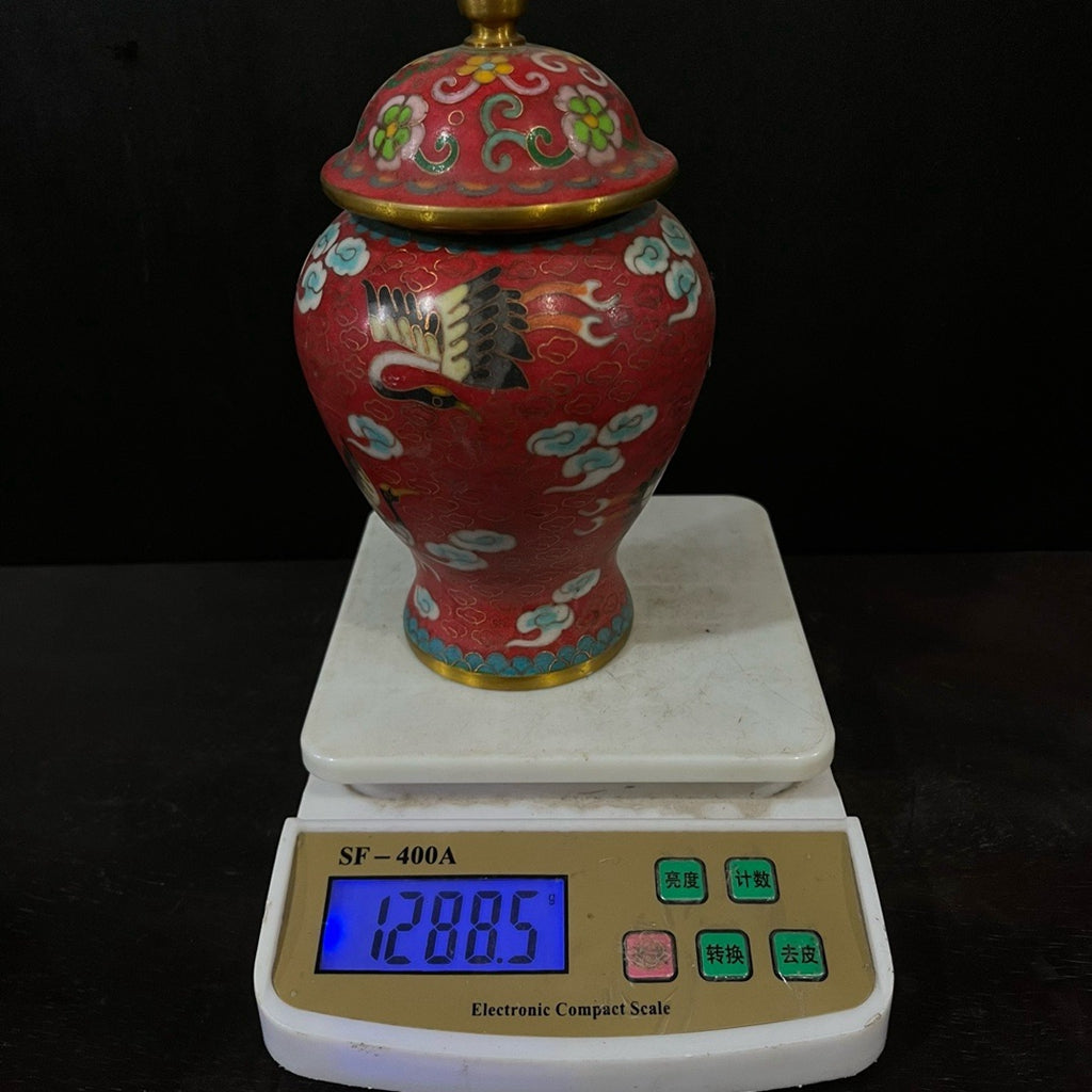 Pure copper gold Thai blue general jar