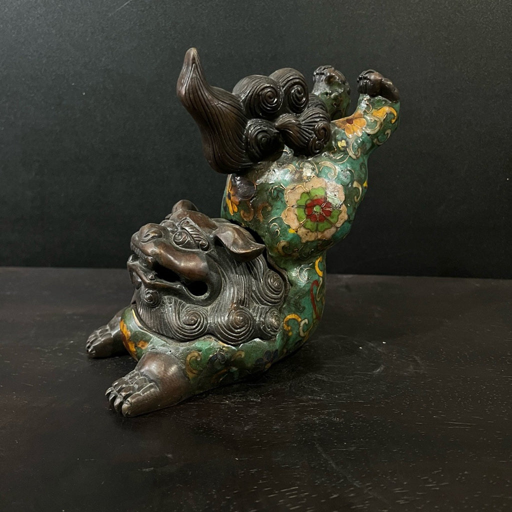 Pure copper cloisonn é incense burner