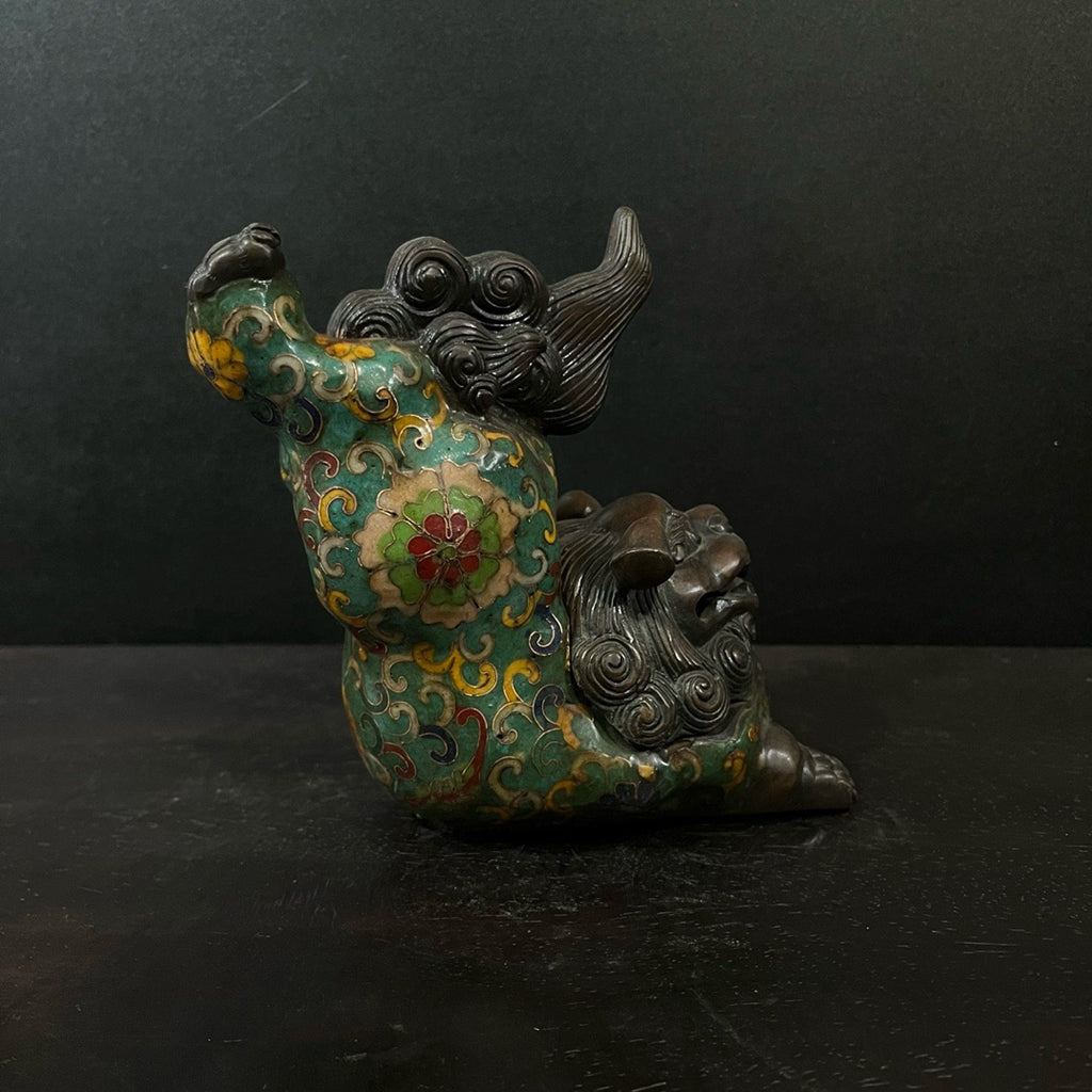 Pure copper cloisonn é incense burner