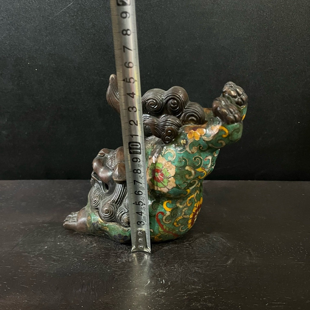 Pure copper cloisonn é incense burner