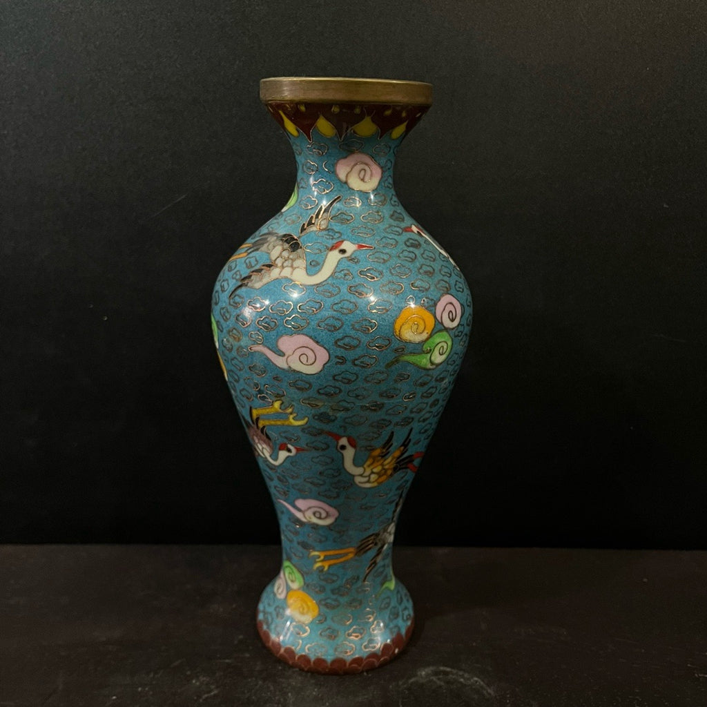 Pure copper cloisonn é vase
