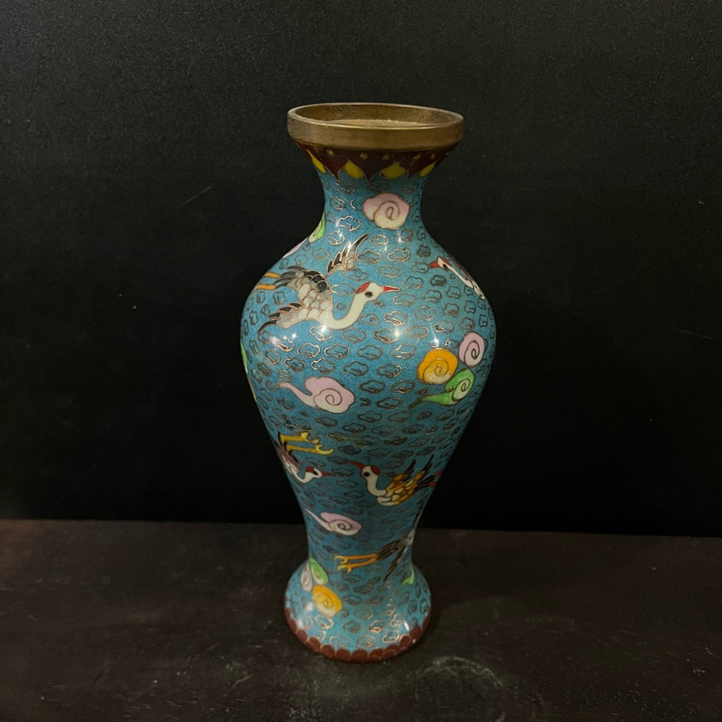 Pure copper cloisonn é vase
