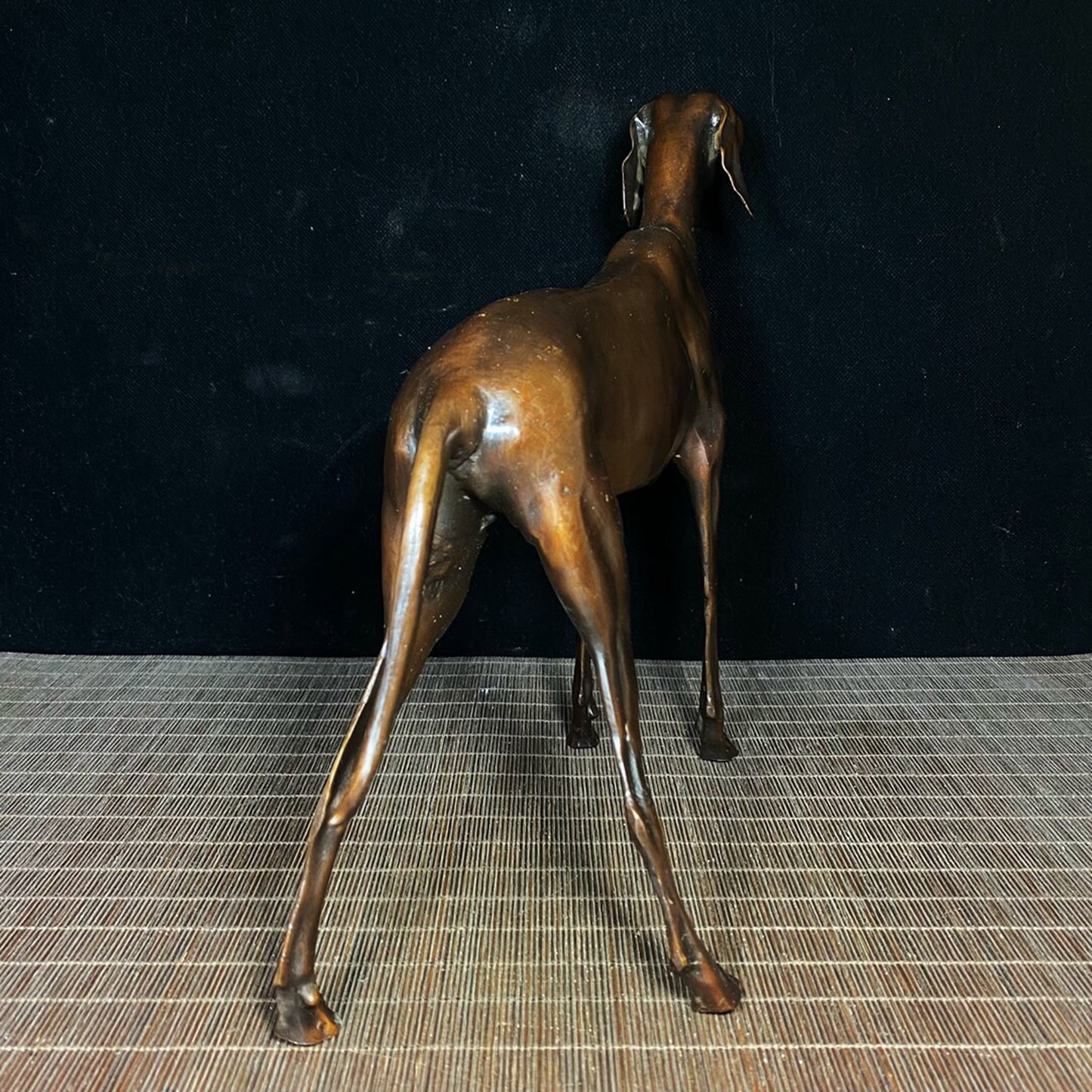 Chinese antique pure copper dog